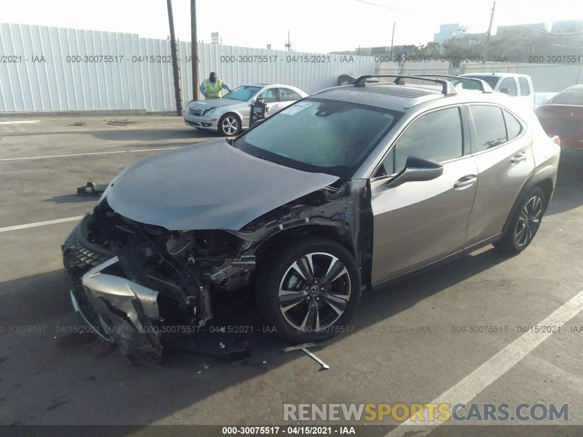 2 Photograph of a damaged car JTHY3JBH6K2000495 LEXUS UX 2019