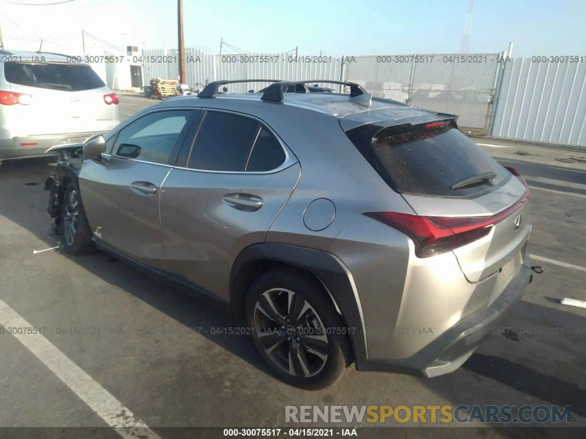 3 Photograph of a damaged car JTHY3JBH6K2000495 LEXUS UX 2019