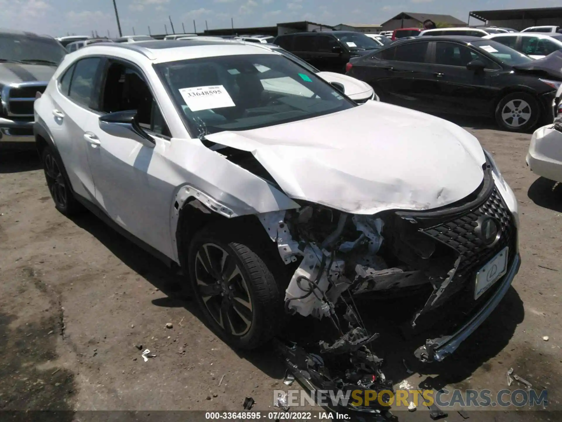 1 Photograph of a damaged car JTHY3JBH6K2001209 LEXUS UX 2019