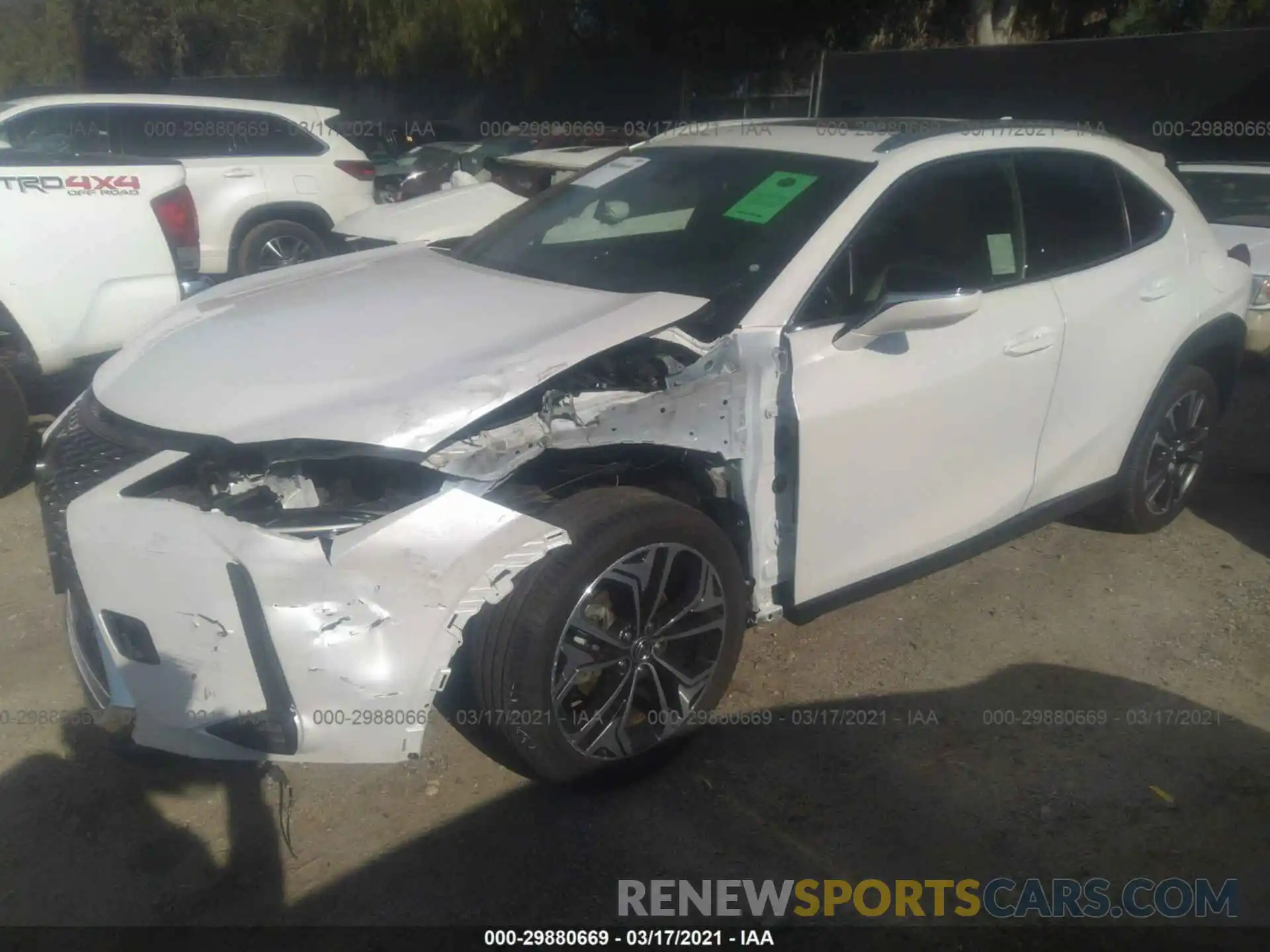 2 Photograph of a damaged car JTHY3JBH6K2004062 LEXUS UX 2019