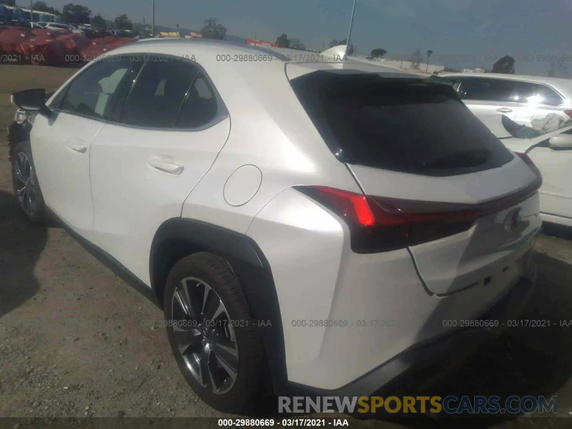 3 Photograph of a damaged car JTHY3JBH6K2004062 LEXUS UX 2019