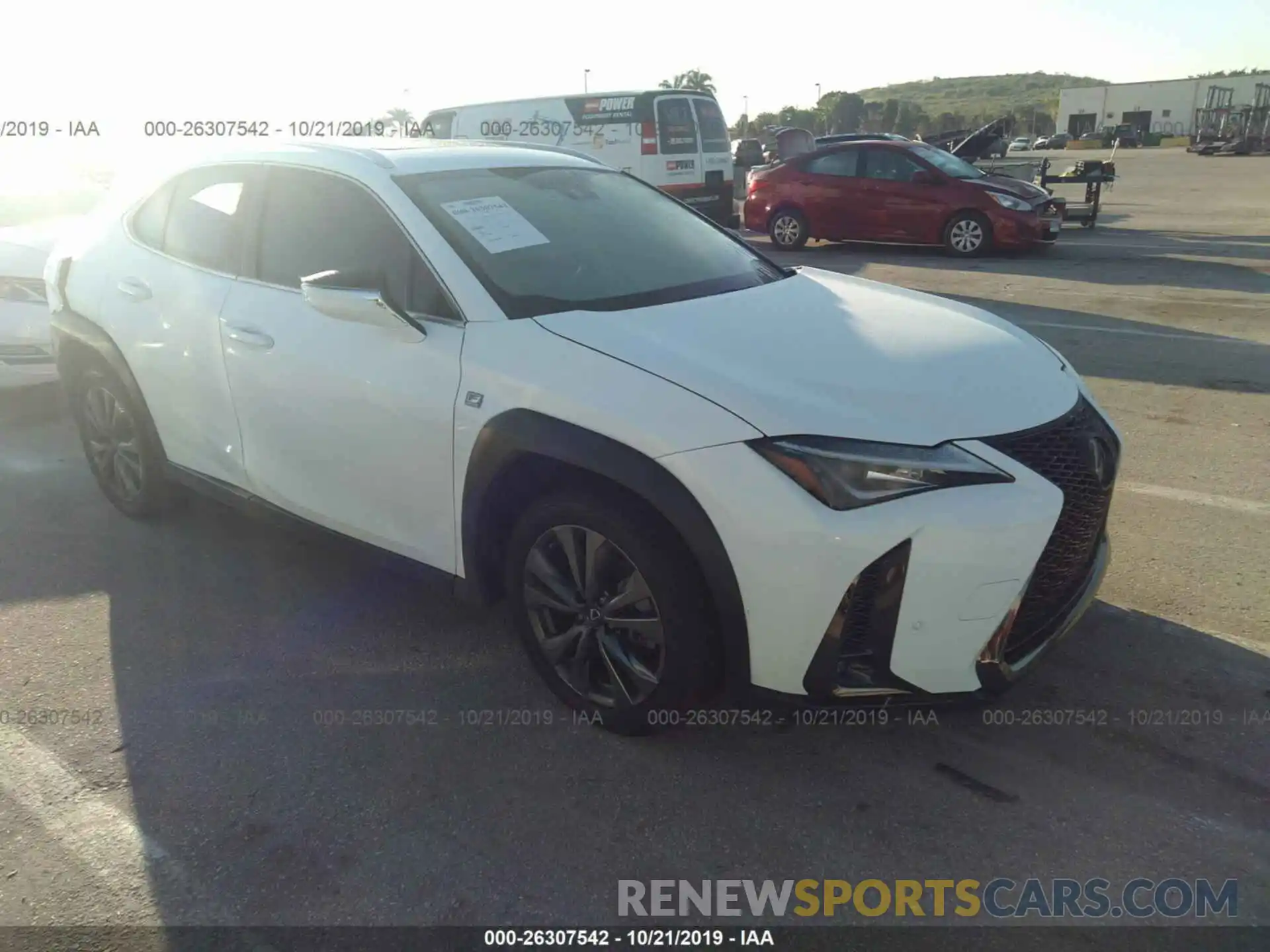 1 Photograph of a damaged car JTHY3JBH6K2007849 LEXUS UX 2019