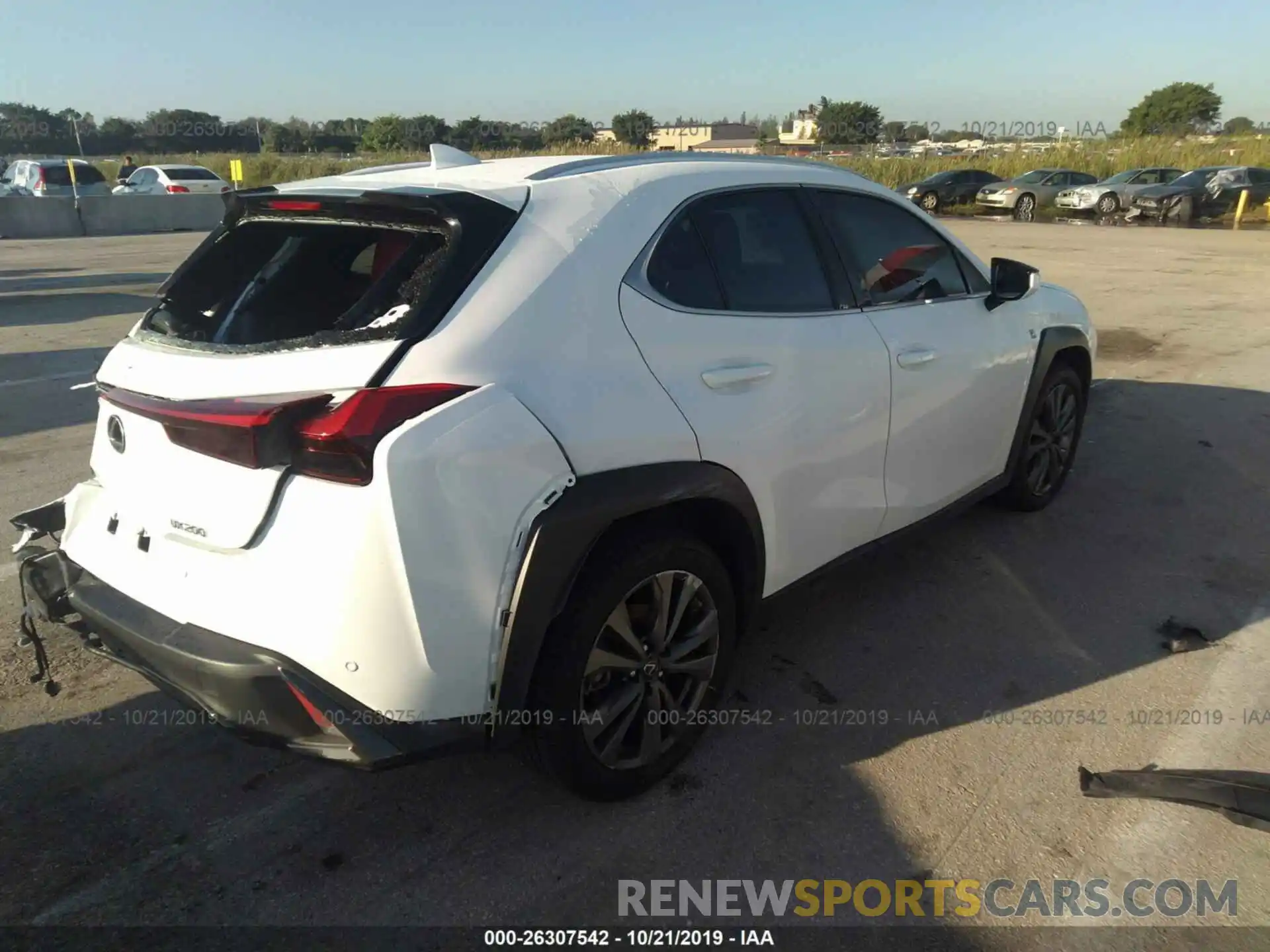 4 Photograph of a damaged car JTHY3JBH6K2007849 LEXUS UX 2019