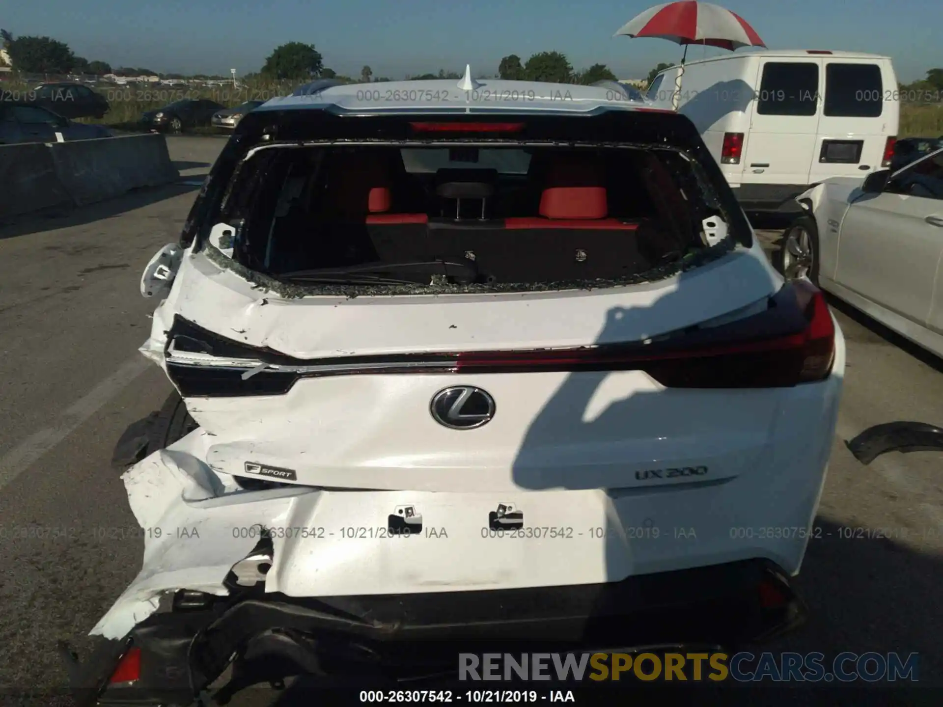 6 Photograph of a damaged car JTHY3JBH6K2007849 LEXUS UX 2019