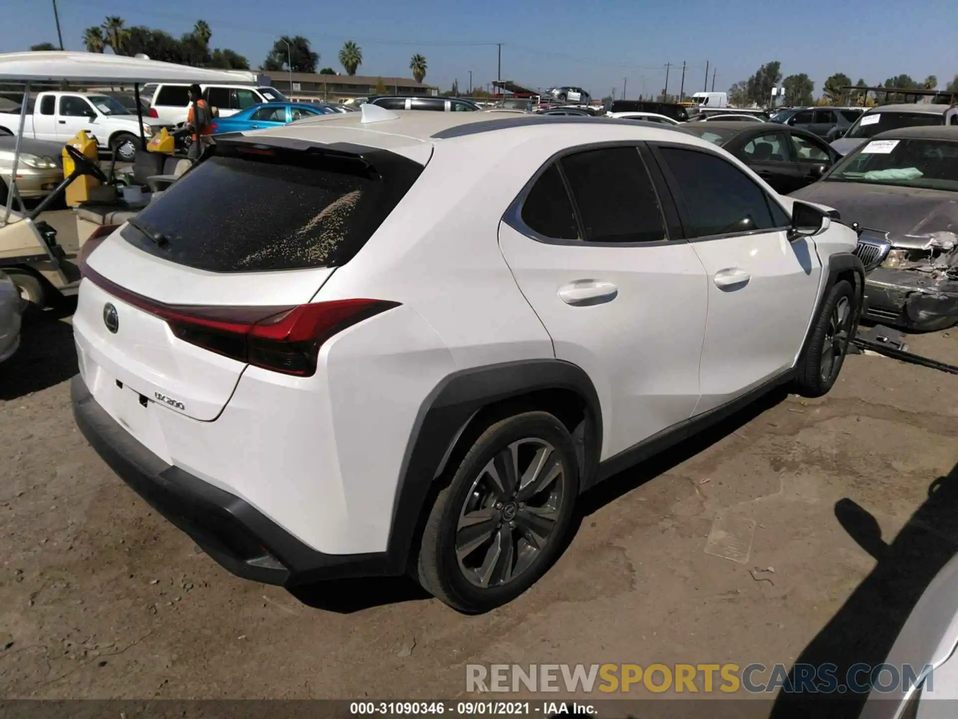 4 Photograph of a damaged car JTHY3JBH6K2014249 LEXUS UX 2019