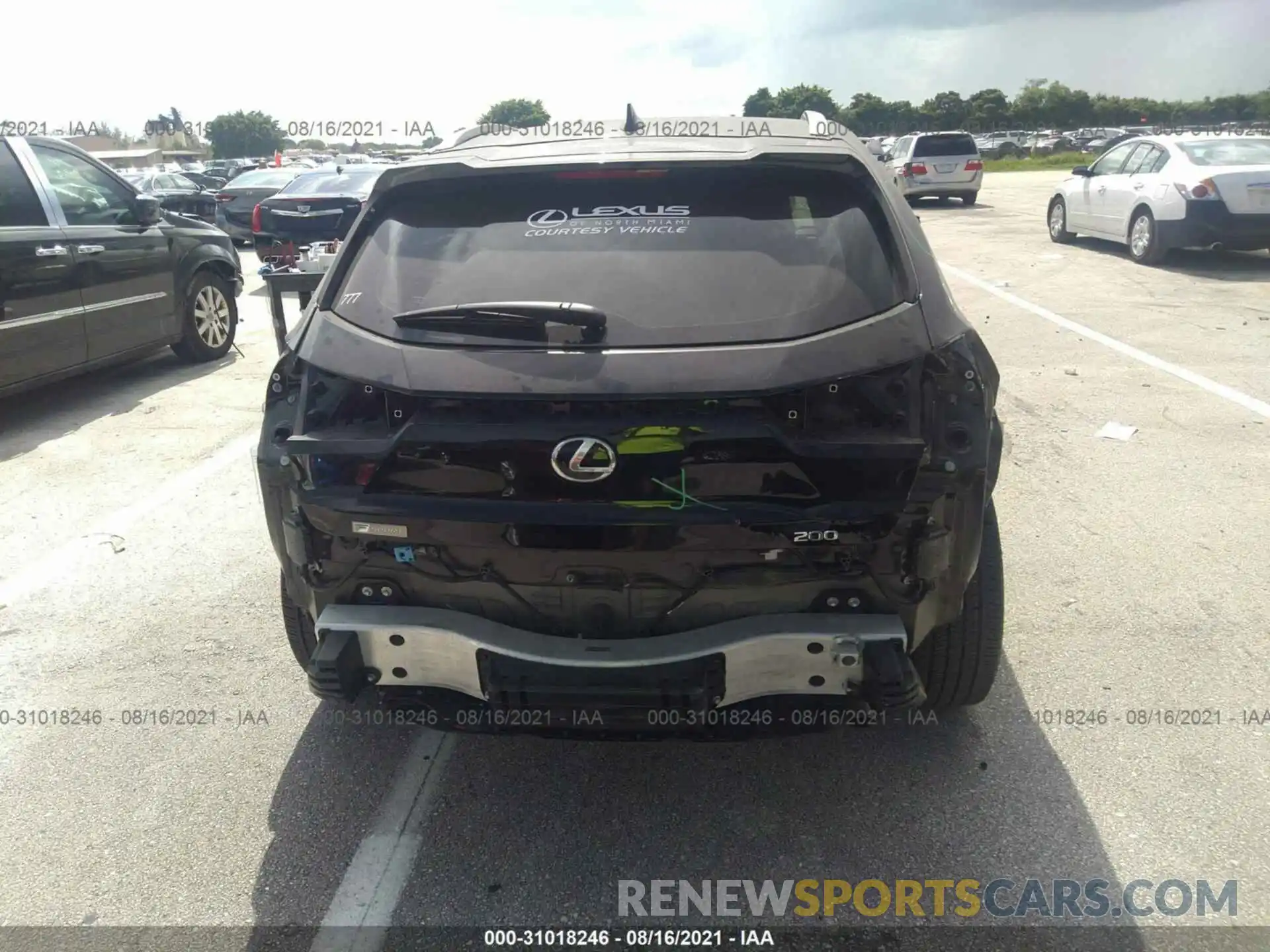 6 Photograph of a damaged car JTHY3JBH7K2012669 LEXUS UX 2019