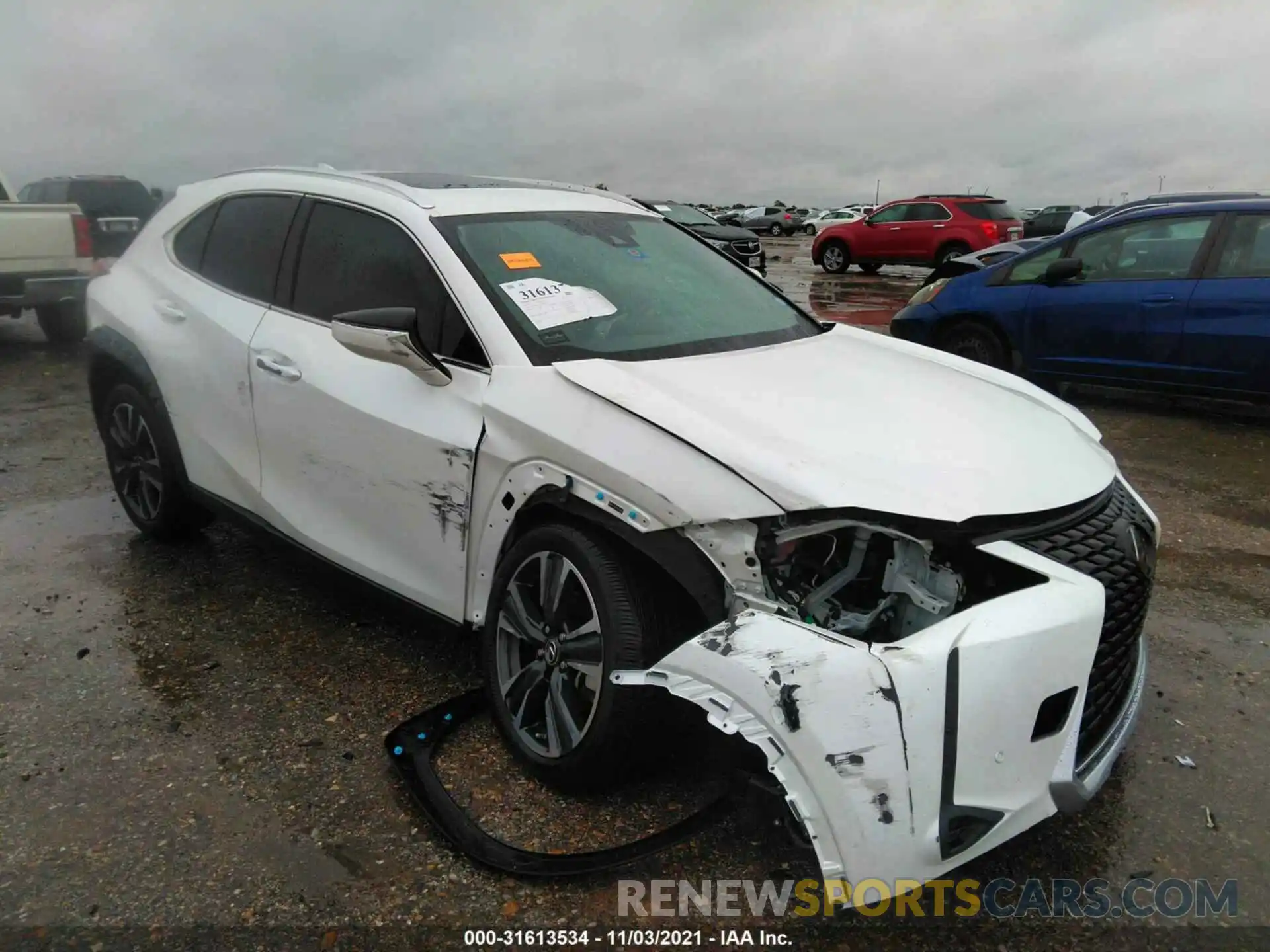 1 Photograph of a damaged car JTHY3JBH7K2020416 LEXUS UX 2019