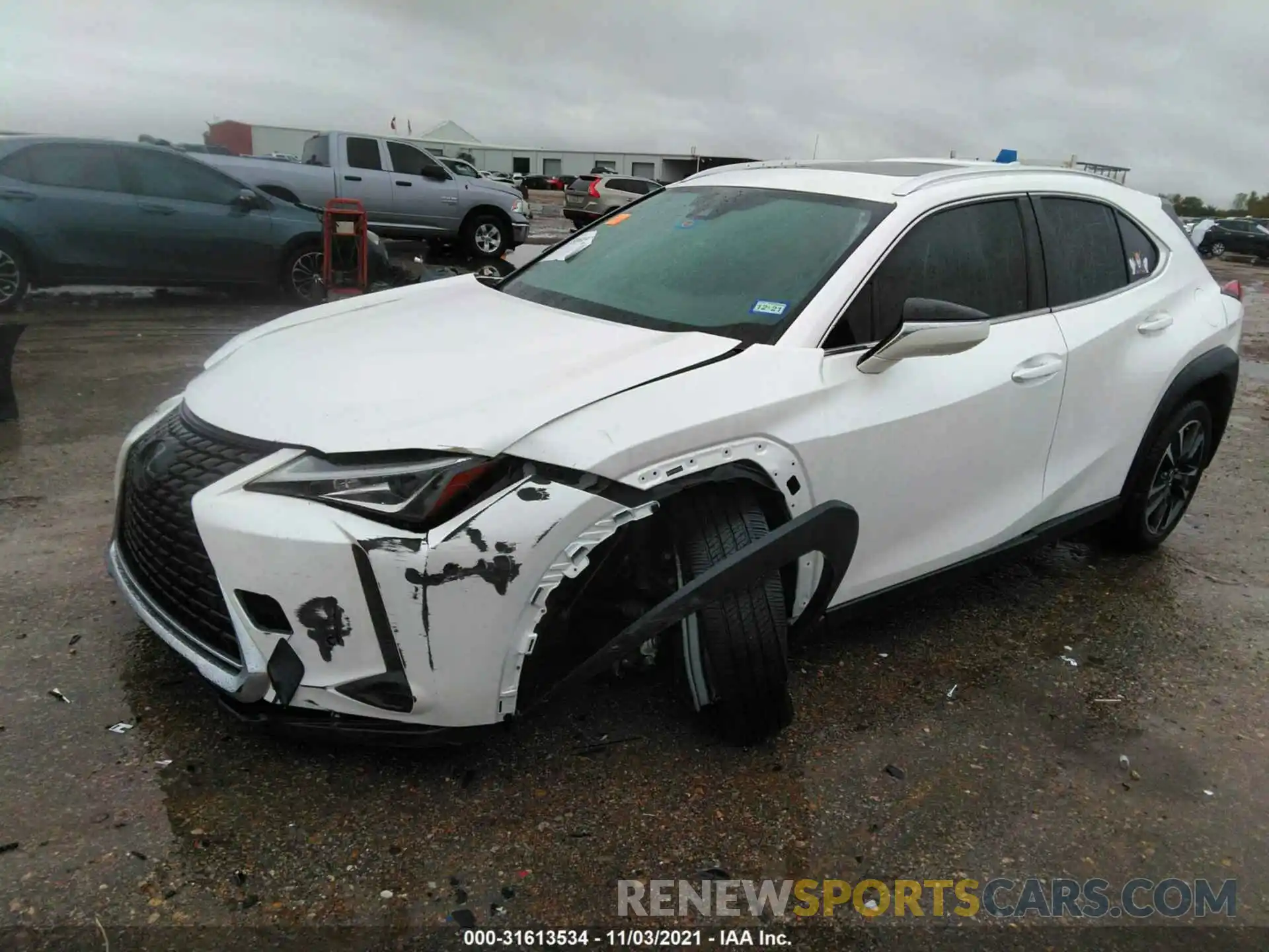 2 Photograph of a damaged car JTHY3JBH7K2020416 LEXUS UX 2019