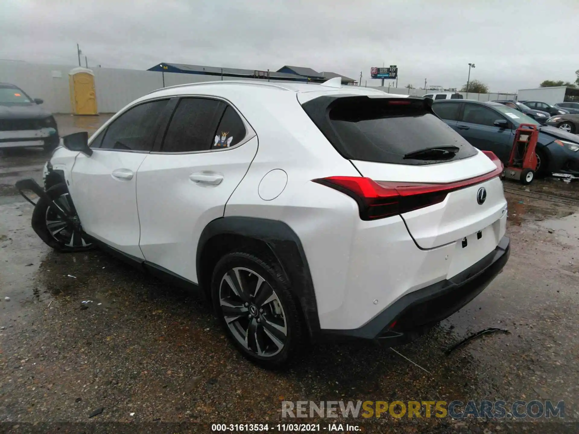 3 Photograph of a damaged car JTHY3JBH7K2020416 LEXUS UX 2019