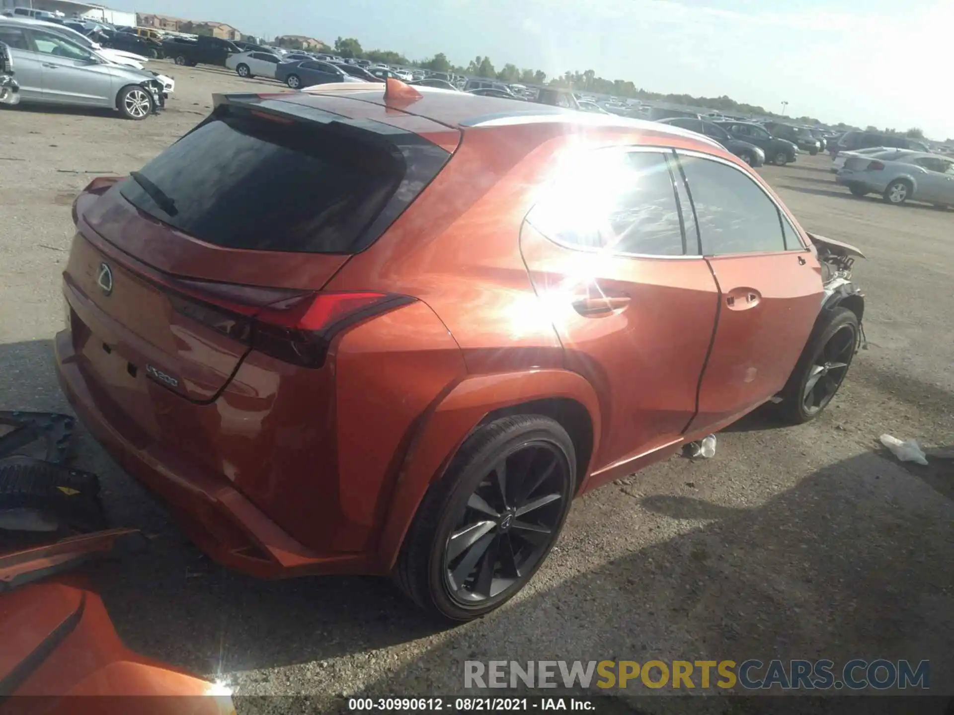 4 Photograph of a damaged car JTHY3JBH8K2007240 LEXUS UX 2019