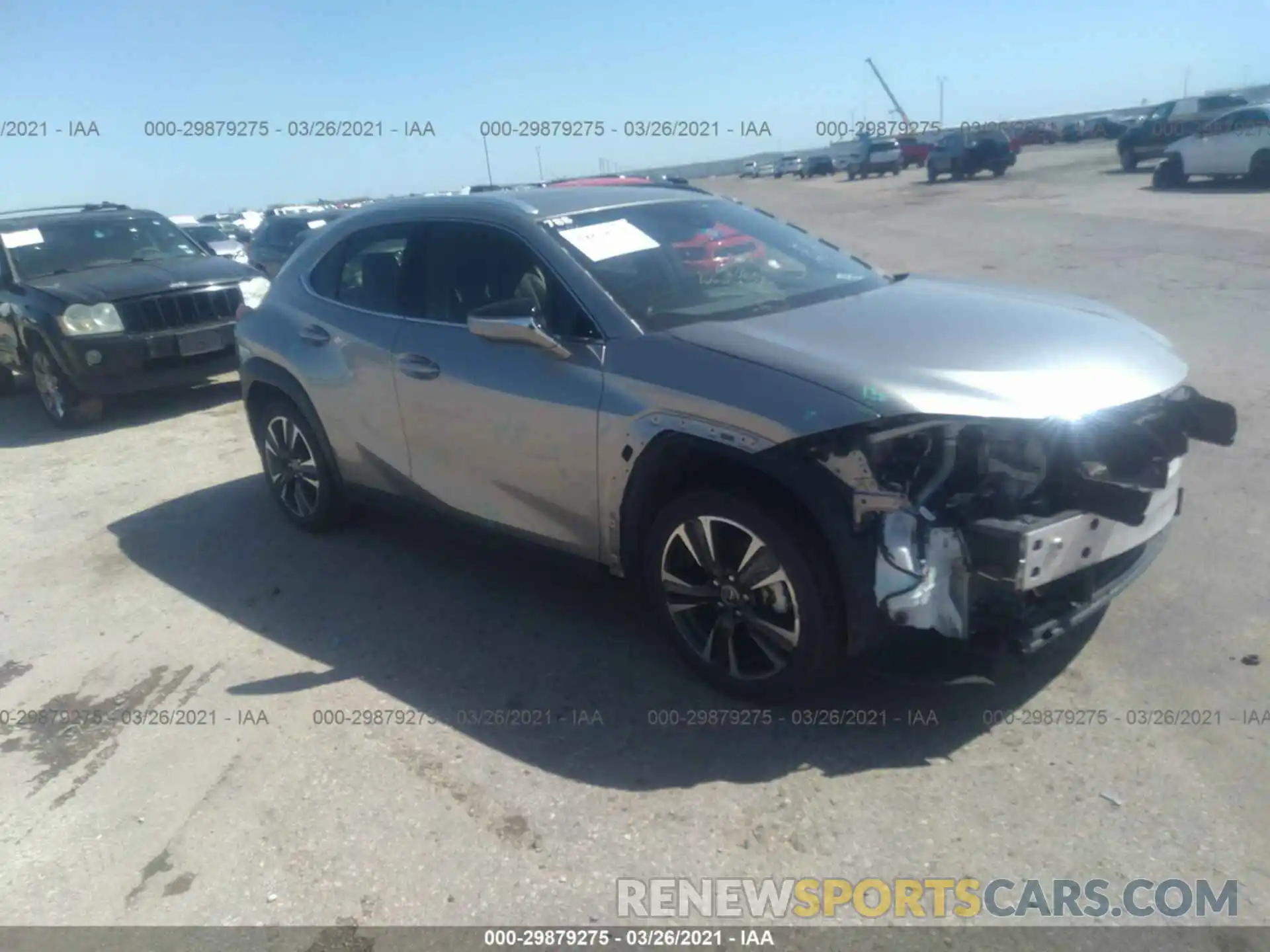 1 Photograph of a damaged car JTHY3JBH8K2016455 LEXUS UX 2019