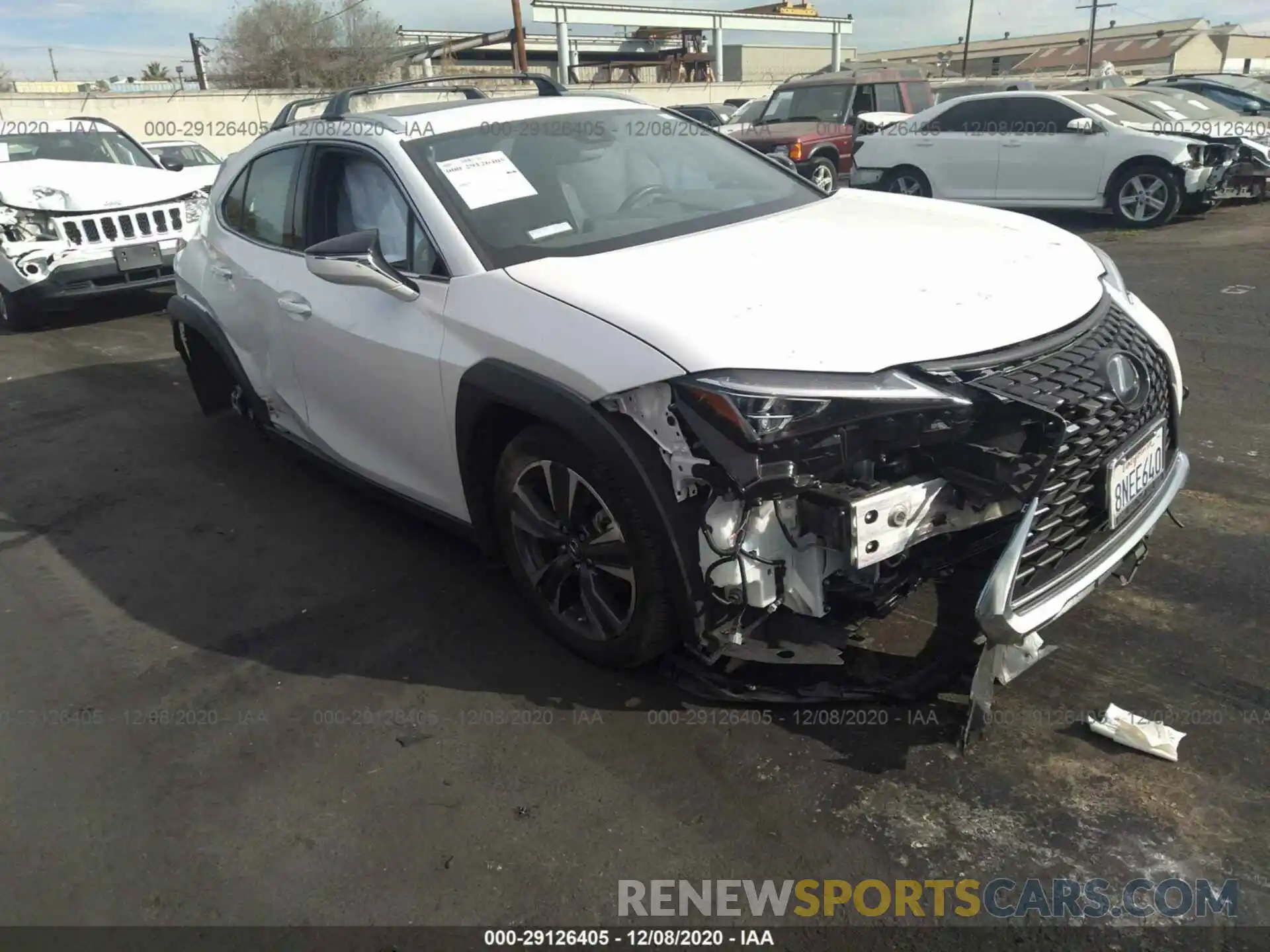 1 Photograph of a damaged car JTHY3JBHXK2013248 LEXUS UX 2019