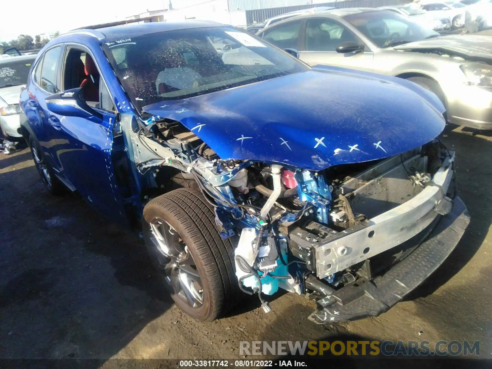 1 Photograph of a damaged car JTHE9JBHXL2034331 LEXUS UX 2020