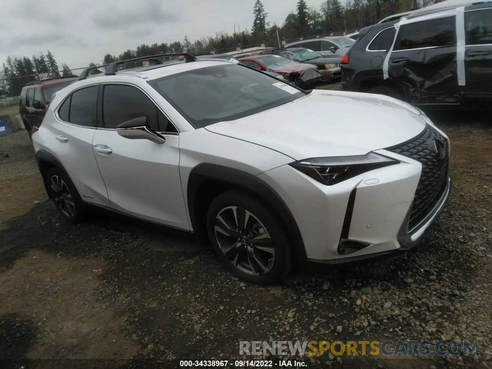 1 Photograph of a damaged car JTHL9JBH9L2036210 LEXUS UX 2020