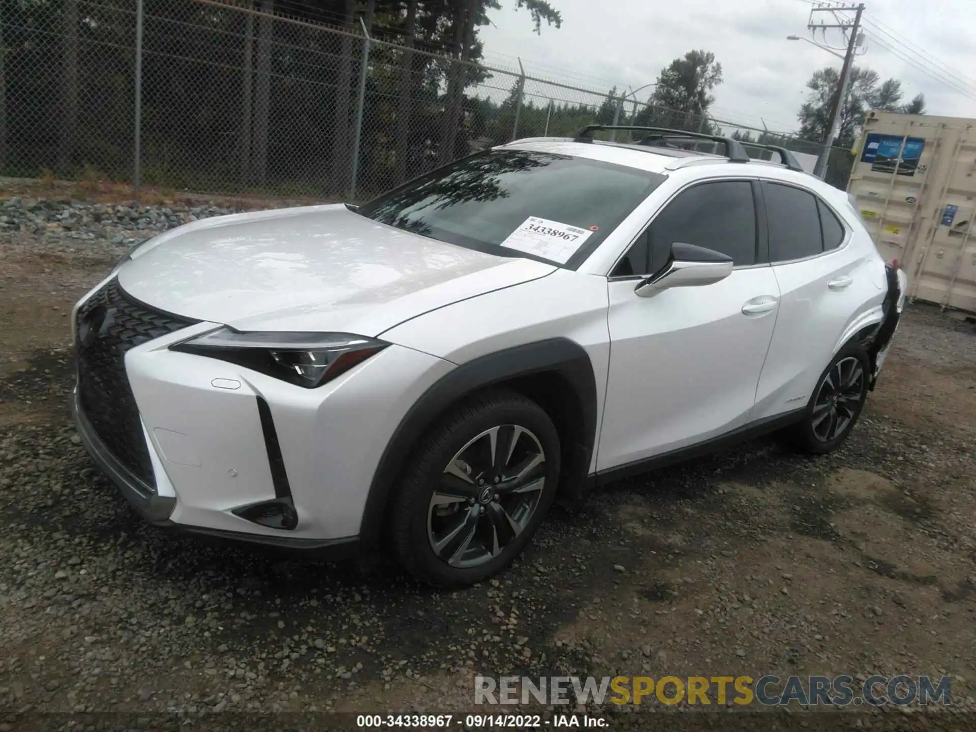 2 Photograph of a damaged car JTHL9JBH9L2036210 LEXUS UX 2020