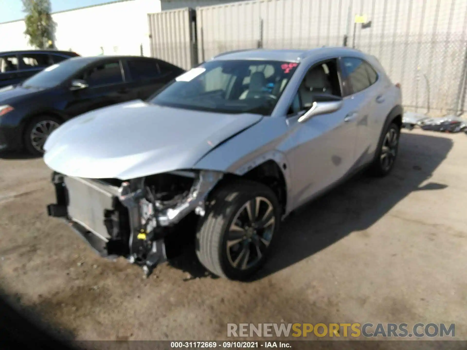 2 Photograph of a damaged car JTHP3JBH4L2022928 LEXUS UX 2020