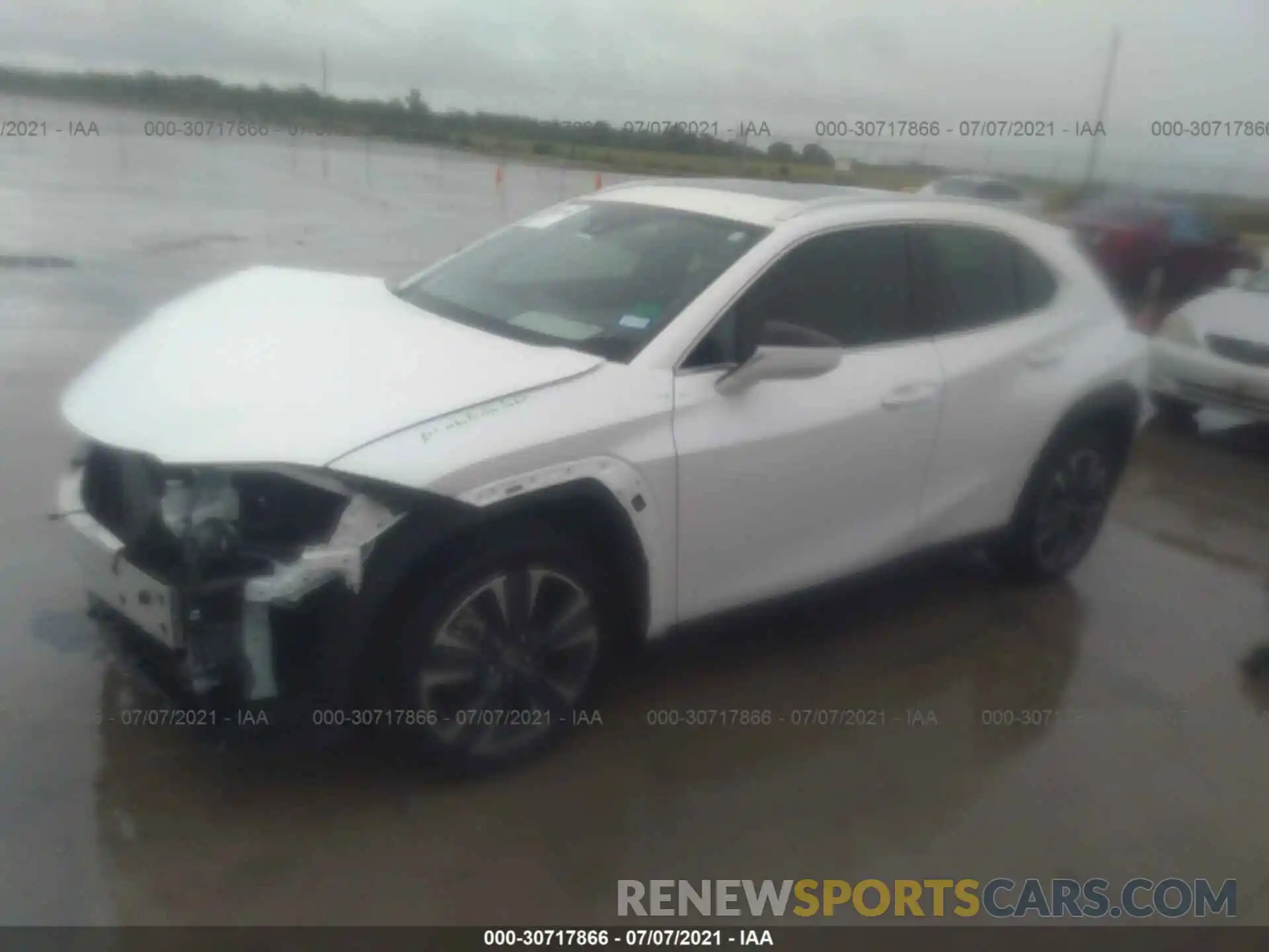 2 Photograph of a damaged car JTHP3JBH6L2031680 LEXUS UX 2020