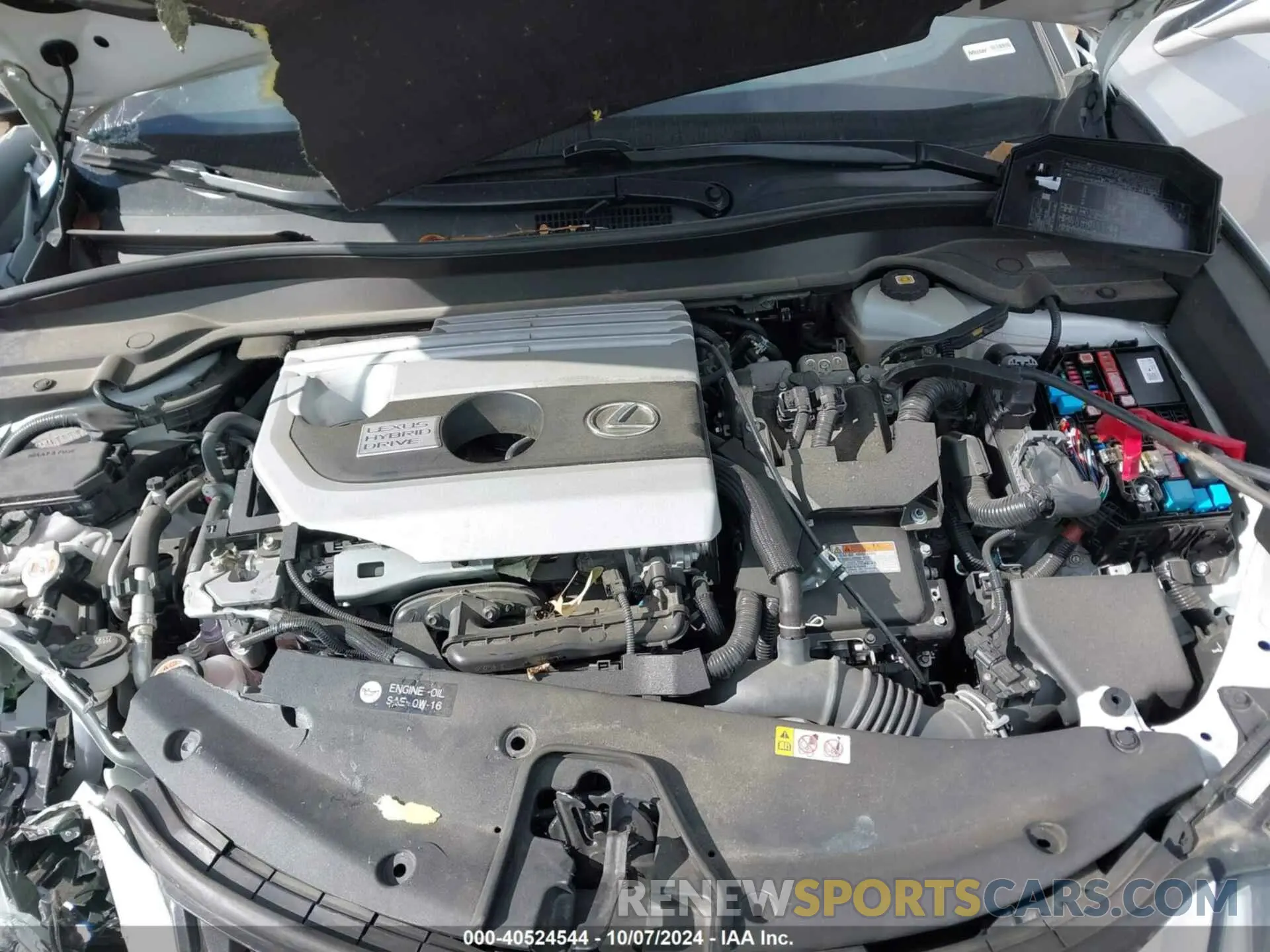 10 Photograph of a damaged car JTHP9JBH0L2033830 LEXUS UX 2020