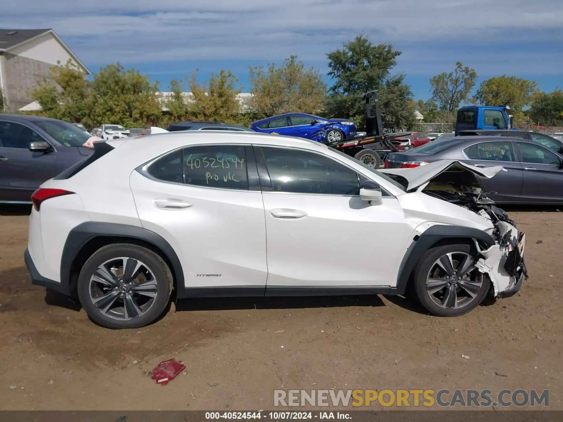 13 Photograph of a damaged car JTHP9JBH0L2033830 LEXUS UX 2020