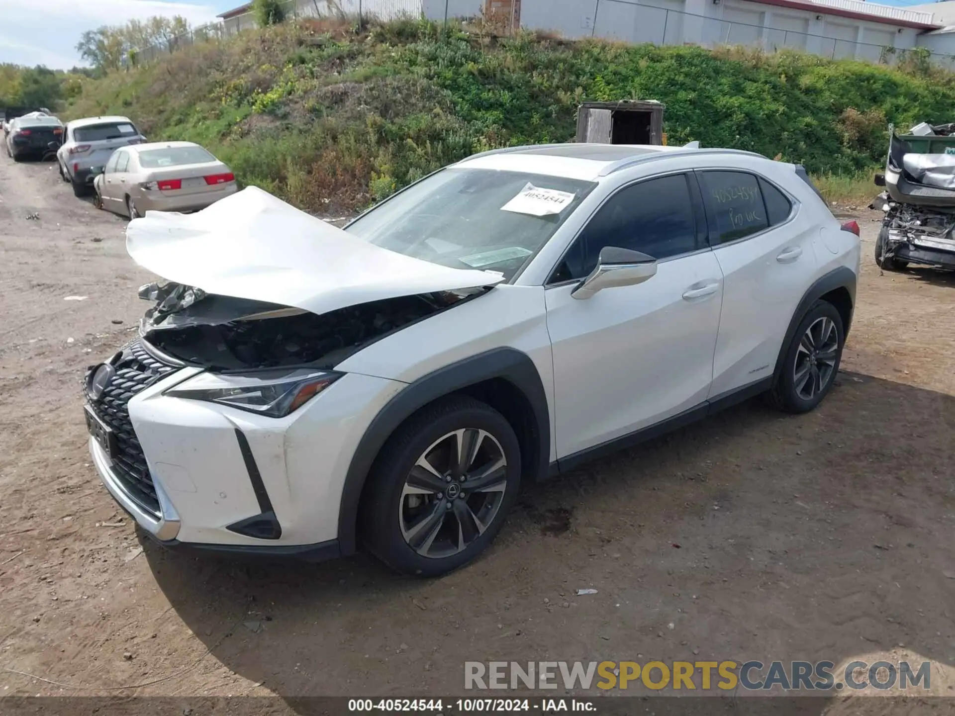 2 Photograph of a damaged car JTHP9JBH0L2033830 LEXUS UX 2020
