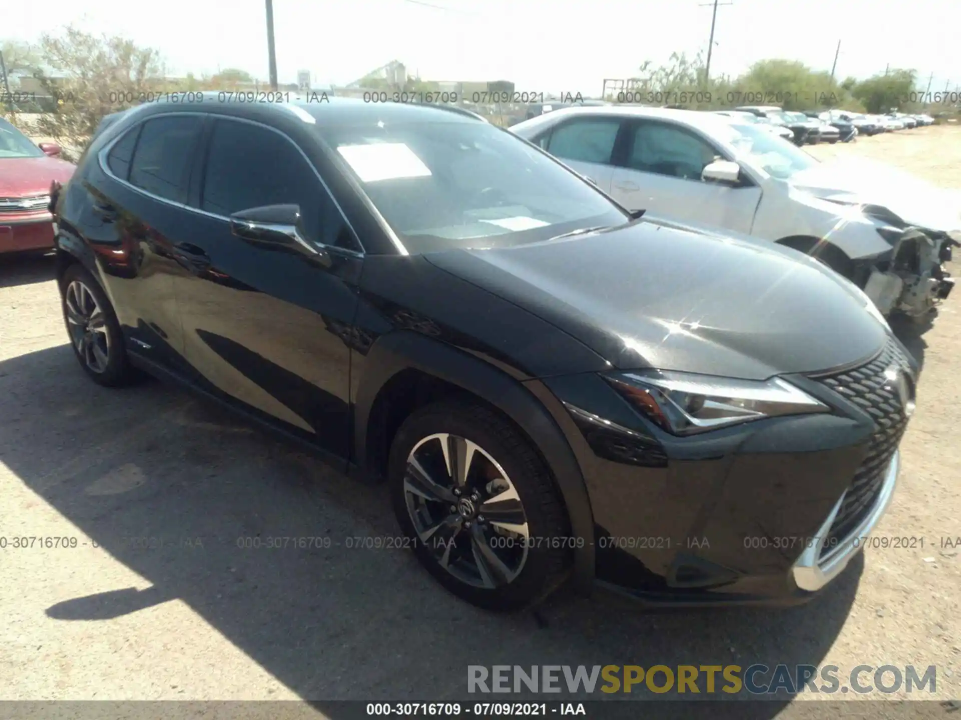 1 Photograph of a damaged car JTHP9JBH1L2026840 LEXUS UX 2020