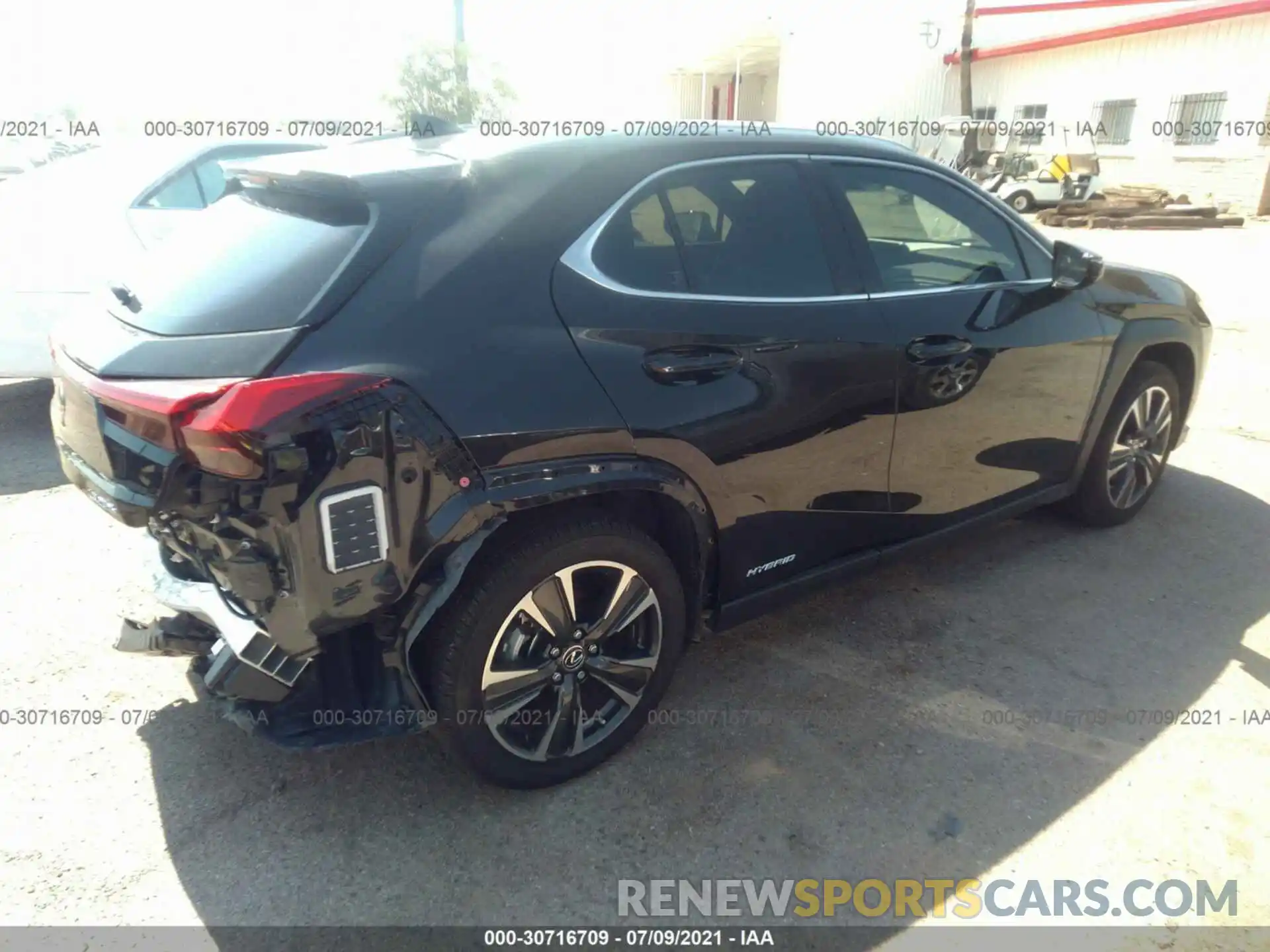 4 Photograph of a damaged car JTHP9JBH1L2026840 LEXUS UX 2020