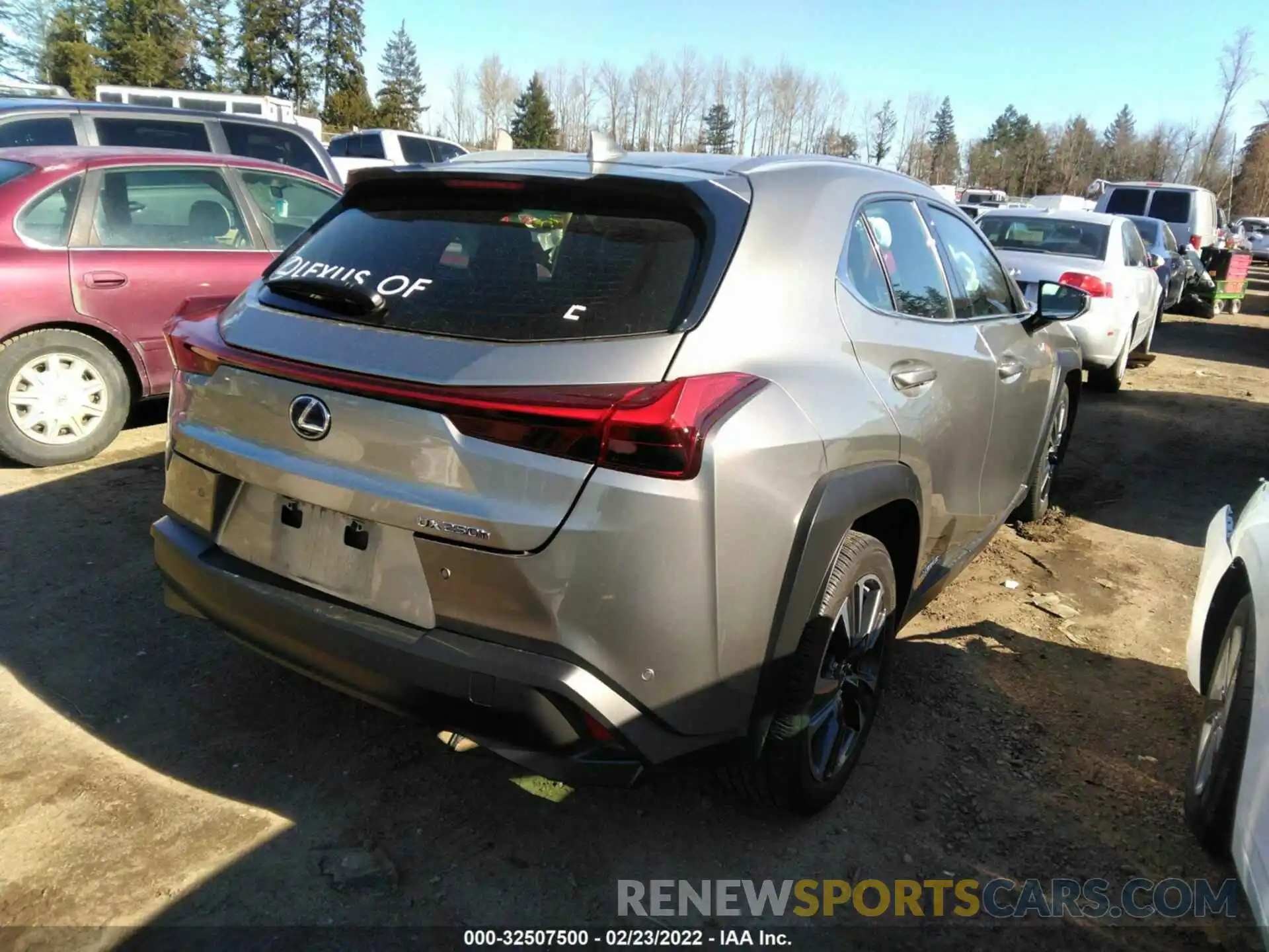 4 Photograph of a damaged car JTHP9JBH1L2030788 LEXUS UX 2020