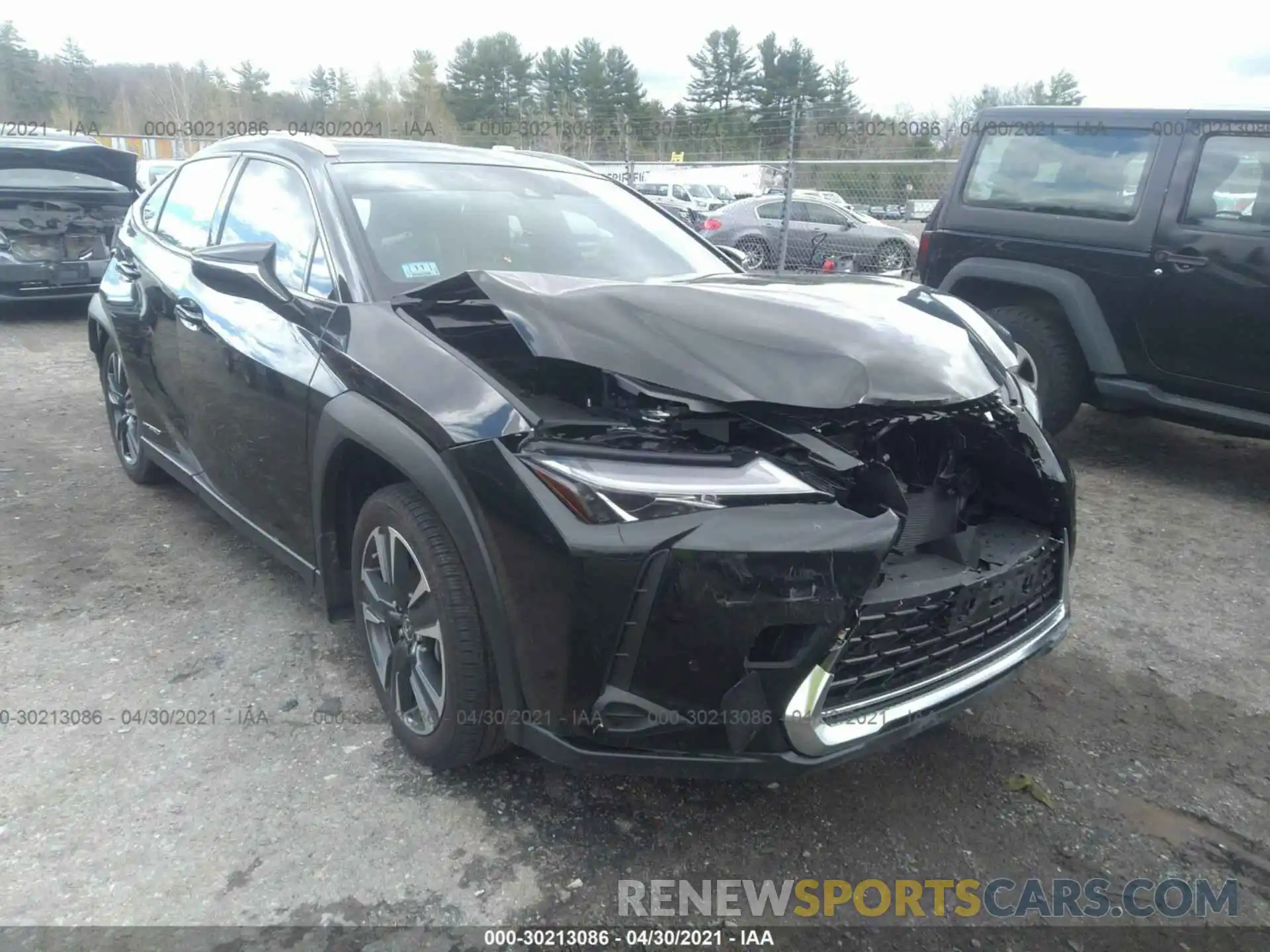 6 Photograph of a damaged car JTHP9JBH1L2036011 LEXUS UX 2020