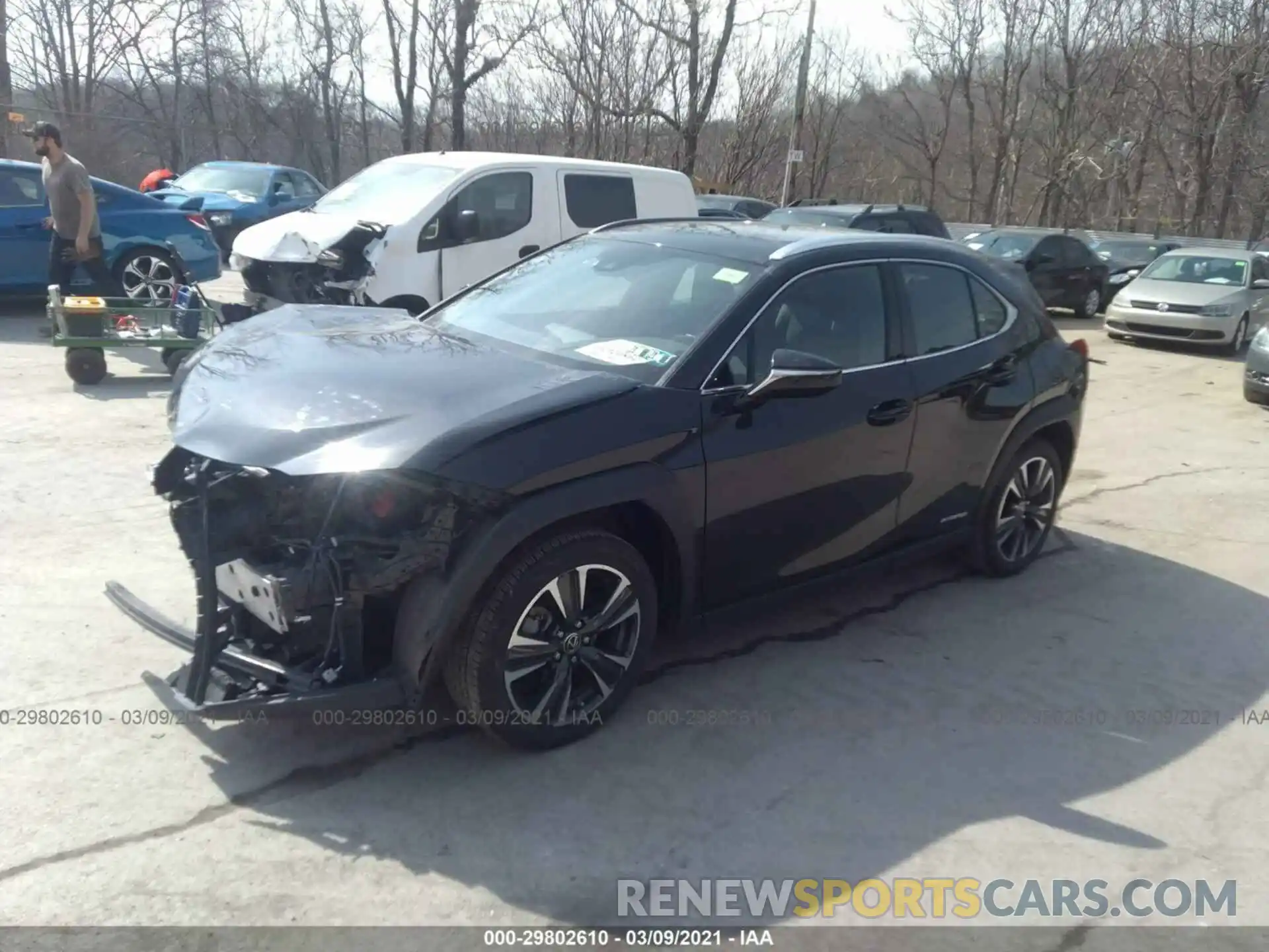 2 Photograph of a damaged car JTHP9JBH2L2020139 LEXUS UX 2020