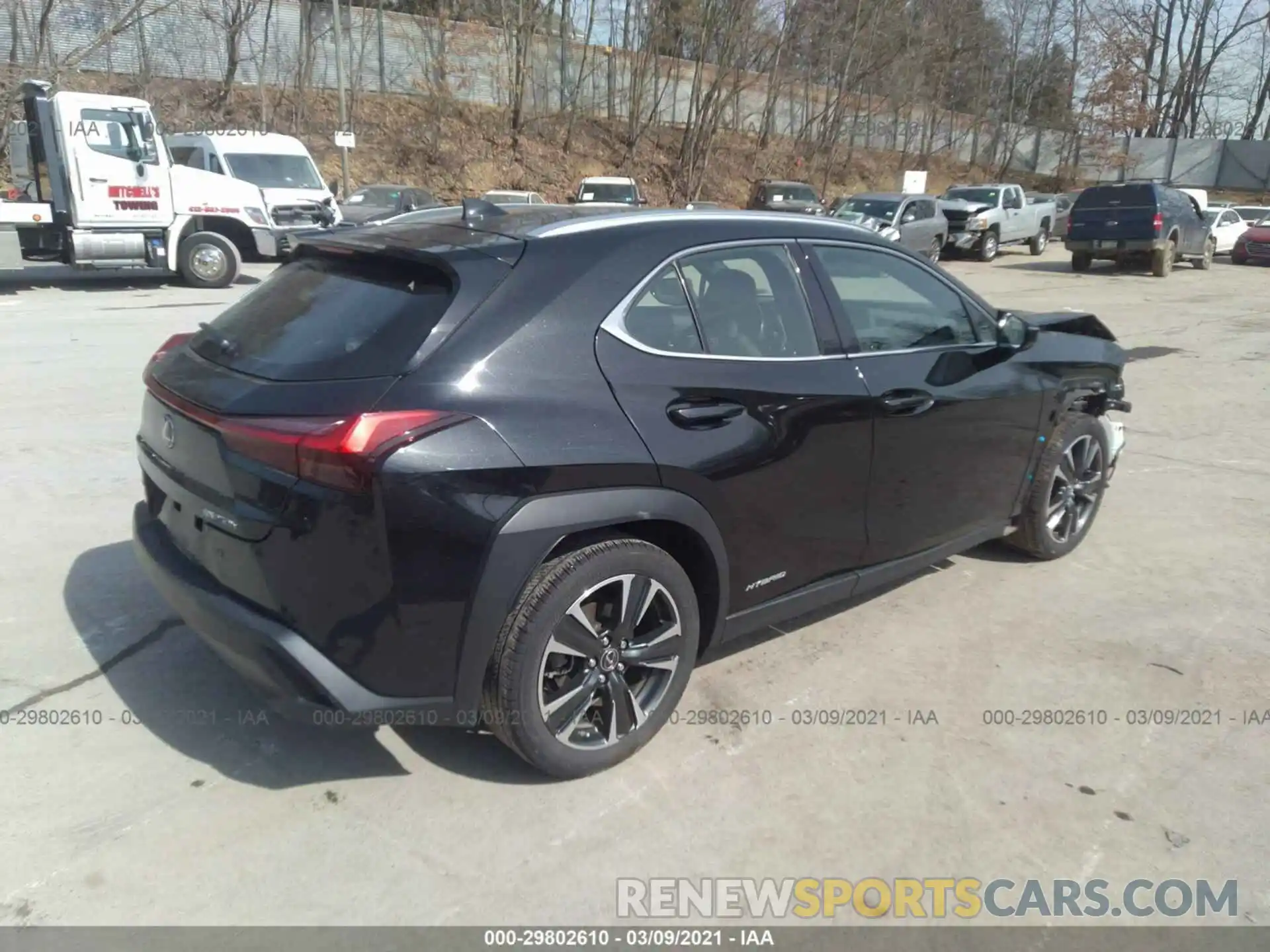 4 Photograph of a damaged car JTHP9JBH2L2020139 LEXUS UX 2020