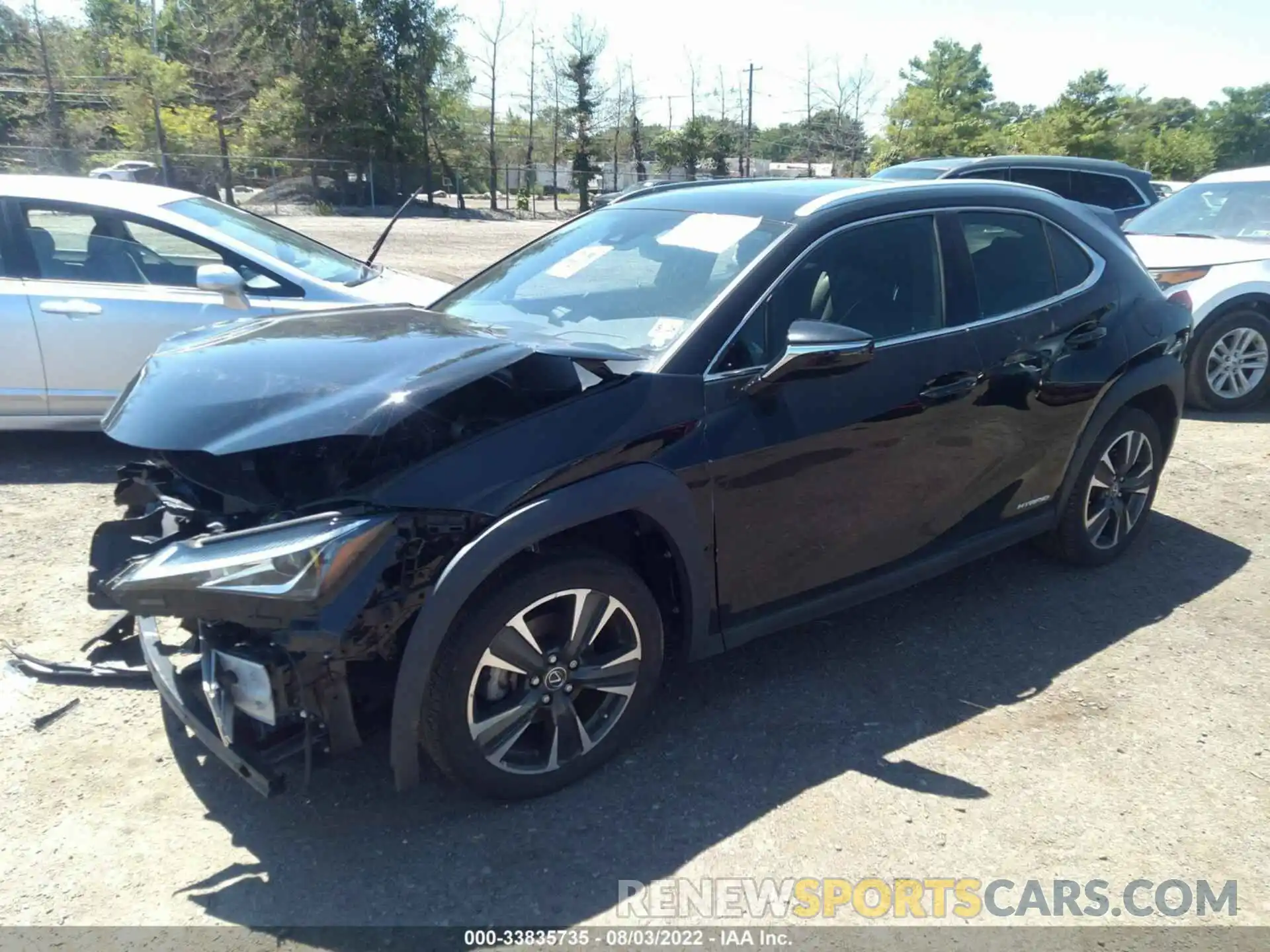 2 Photograph of a damaged car JTHP9JBH3L2024300 LEXUS UX 2020