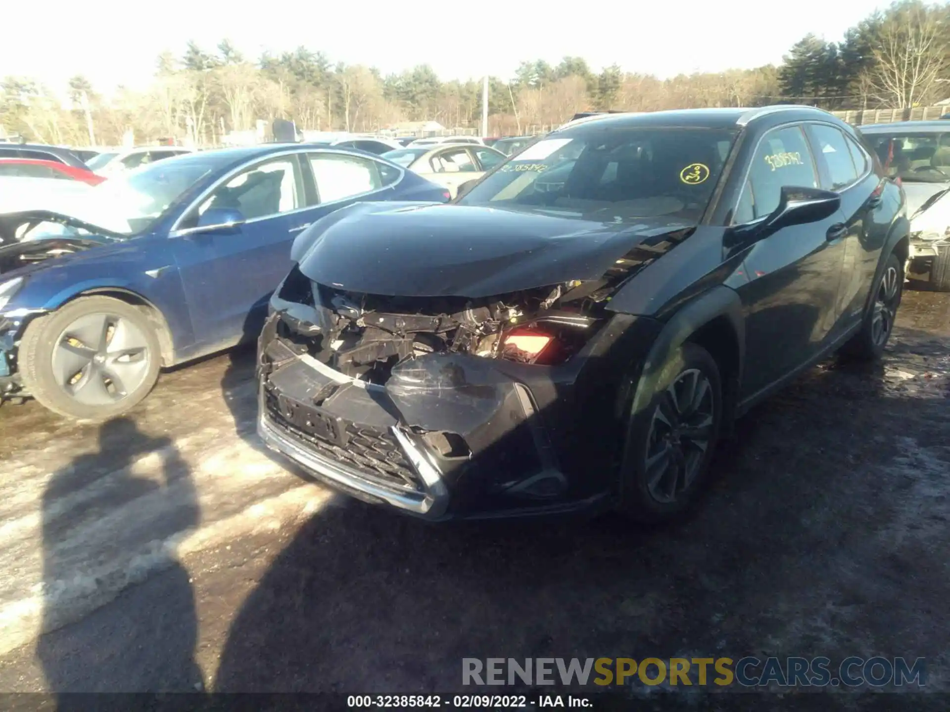 2 Photograph of a damaged car JTHP9JBH3L2035264 LEXUS UX 2020