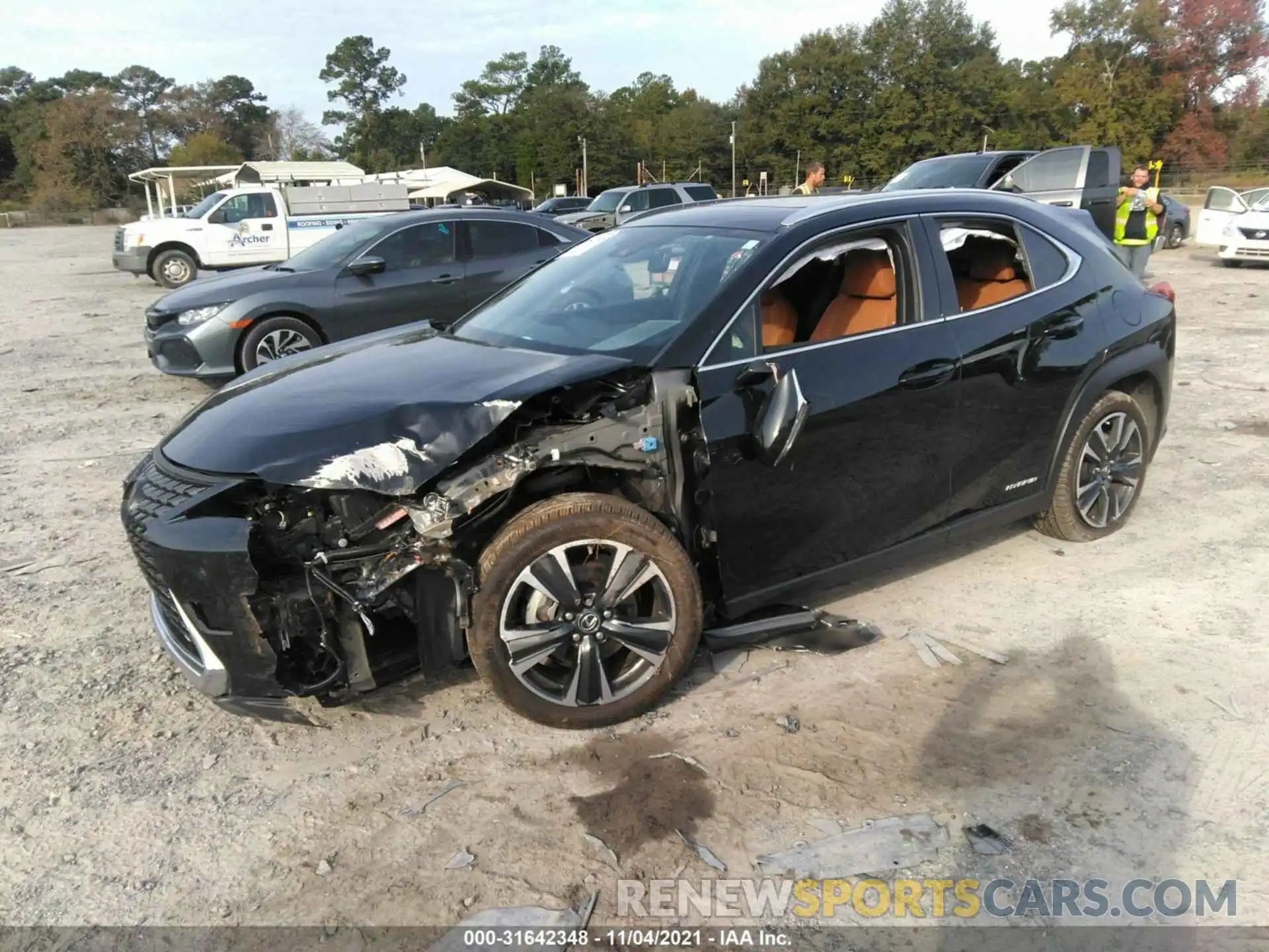 2 Photograph of a damaged car JTHP9JBH4L2023608 LEXUS UX 2020