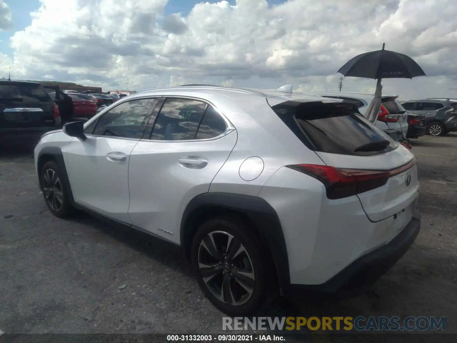 3 Photograph of a damaged car JTHP9JBH4L2029571 LEXUS UX 2020