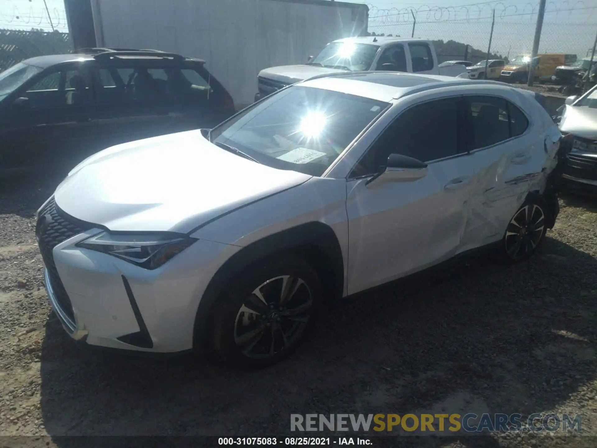 2 Photograph of a damaged car JTHP9JBH6L2033640 LEXUS UX 2020