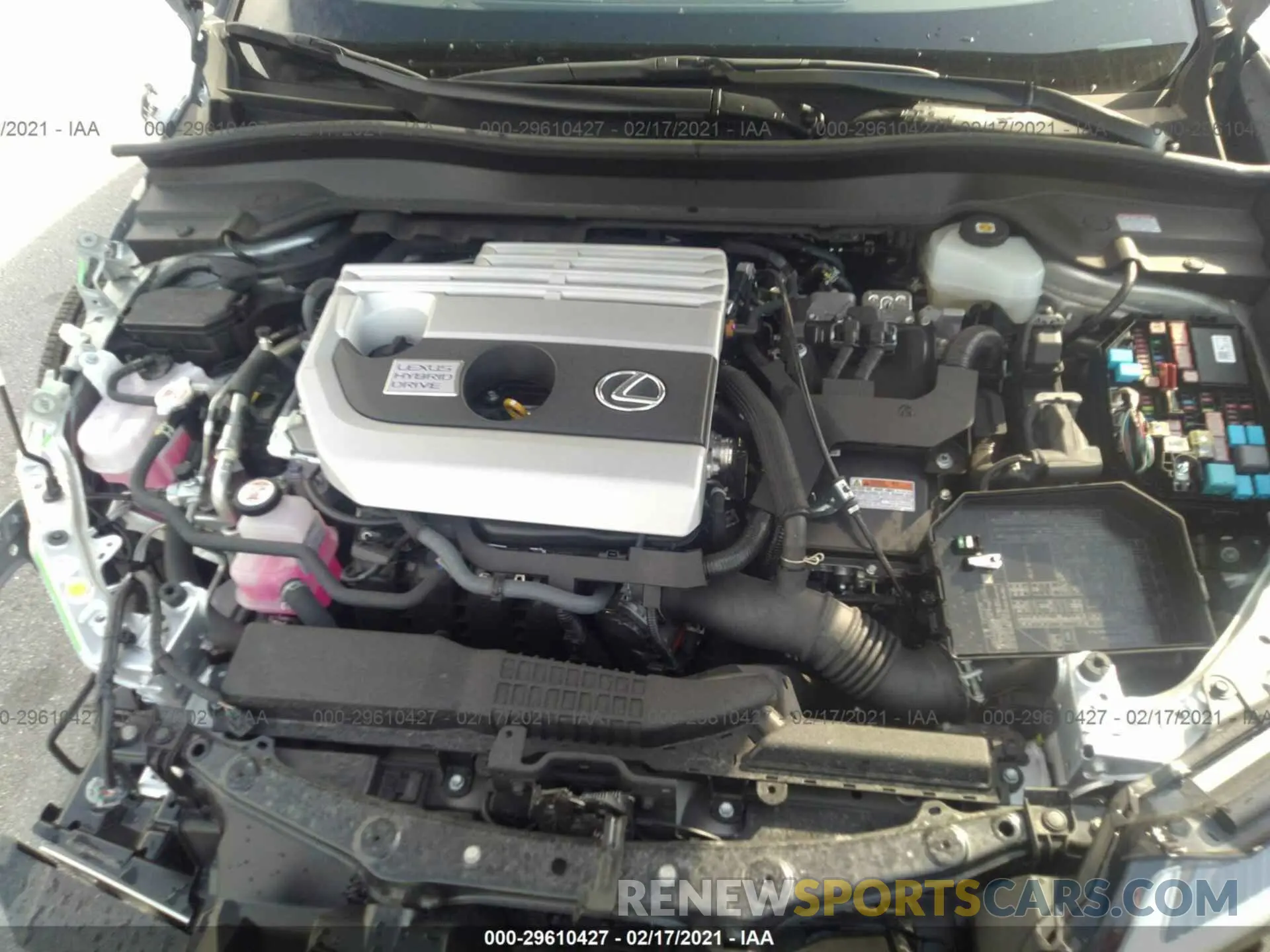 10 Photograph of a damaged car JTHP9JBH7L2032559 LEXUS UX 2020