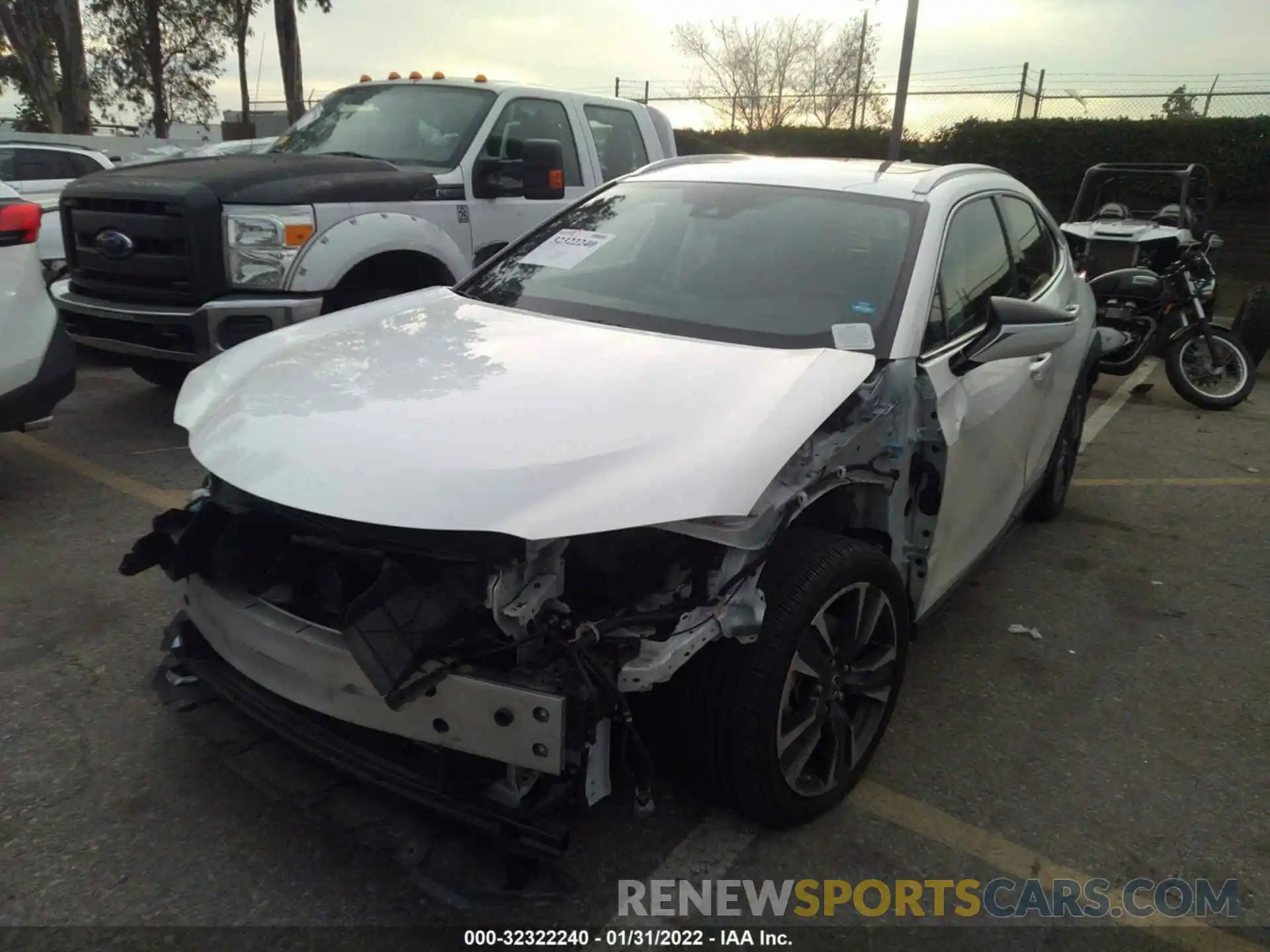 2 Photograph of a damaged car JTHP9JBH8L2021182 LEXUS UX 2020