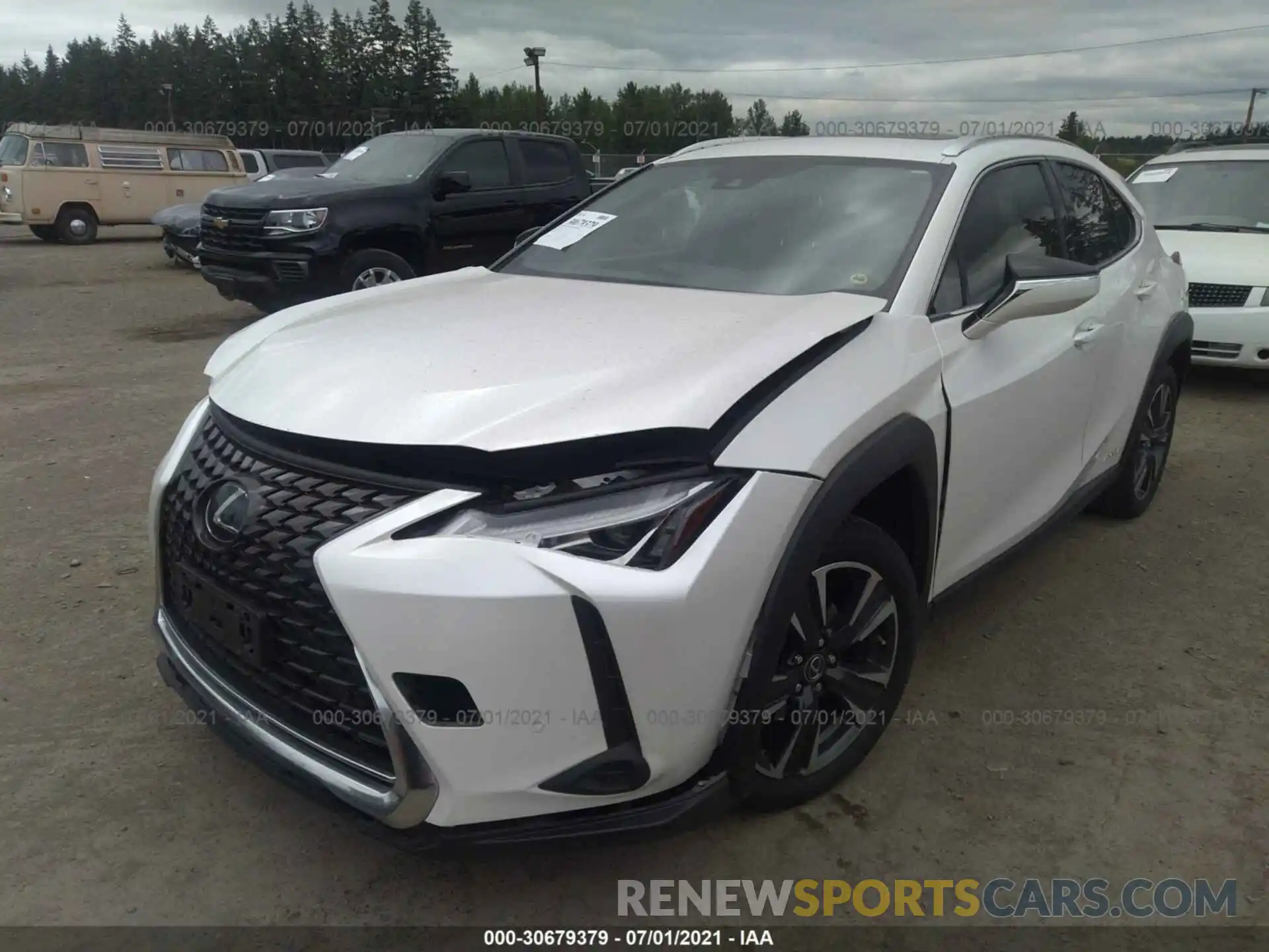 2 Photograph of a damaged car JTHP9JBH8L2022851 LEXUS UX 2020