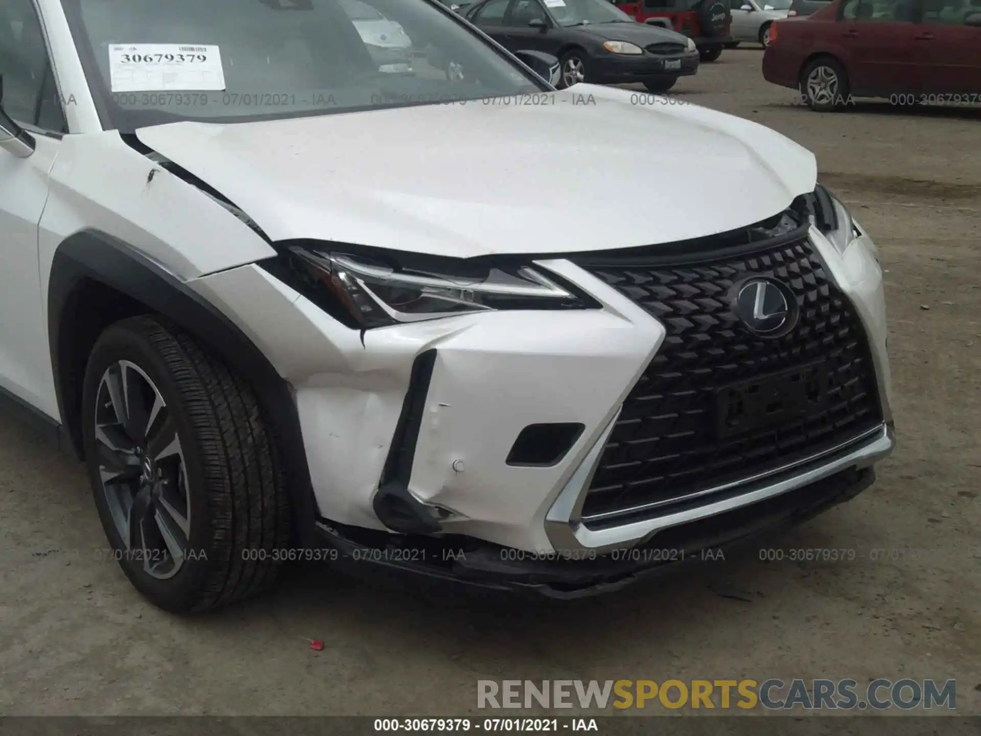 6 Photograph of a damaged car JTHP9JBH8L2022851 LEXUS UX 2020