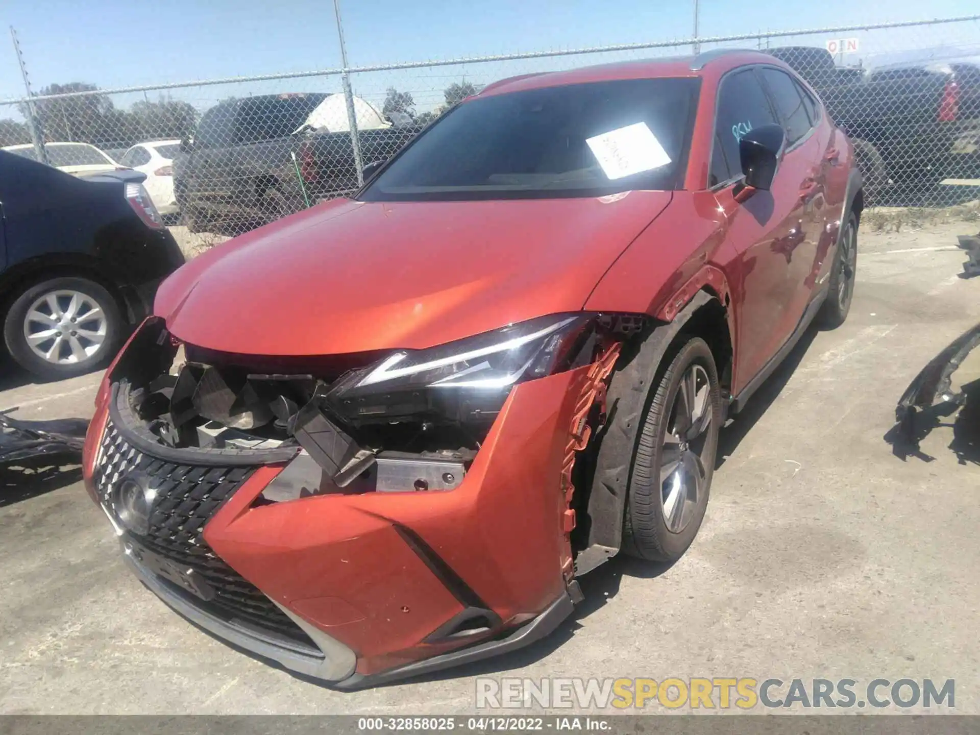 2 Photograph of a damaged car JTHP9JBHXL2022611 LEXUS UX 2020