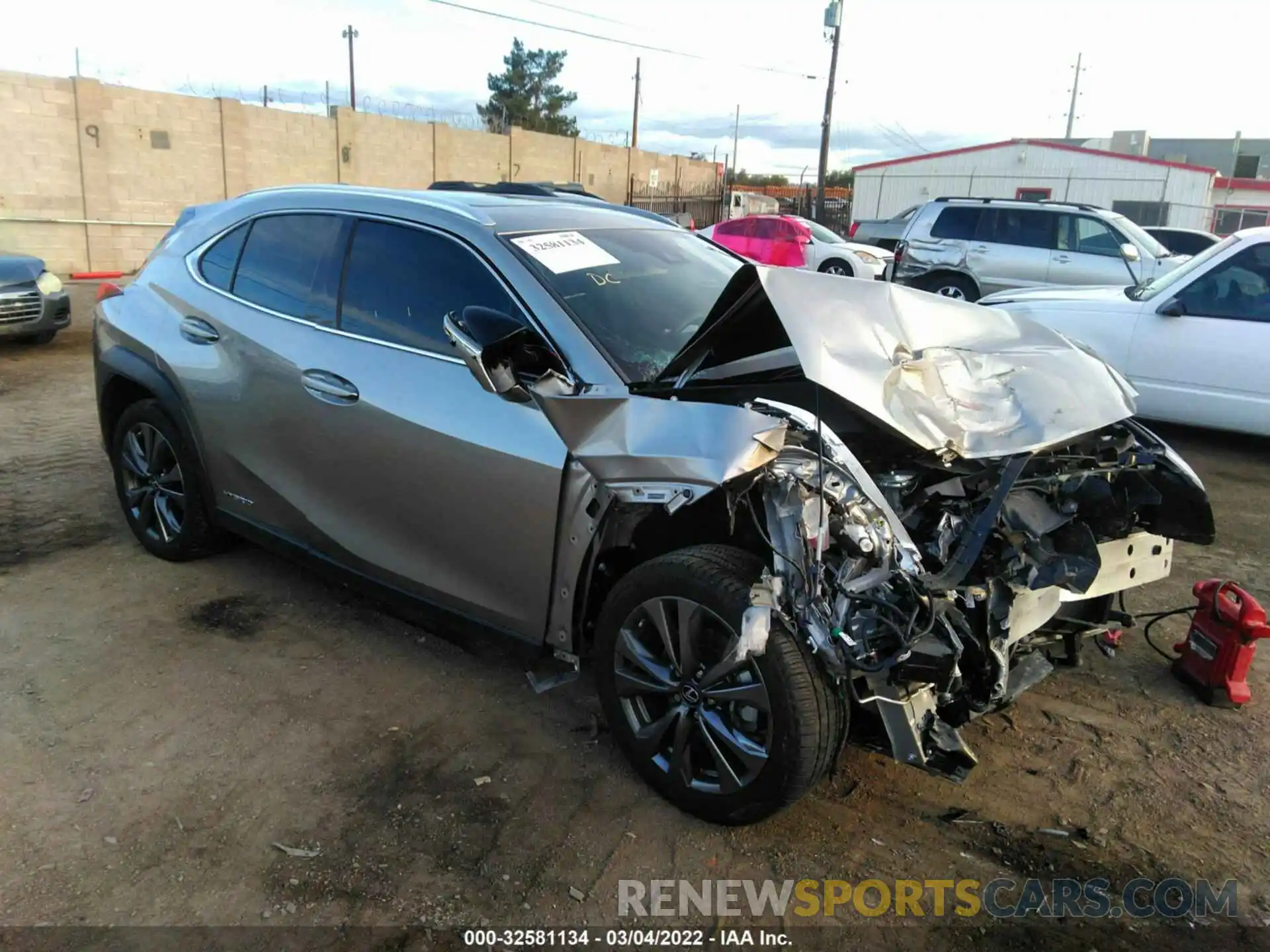 1 Photograph of a damaged car JTHR9JBH3L2027433 LEXUS UX 2020