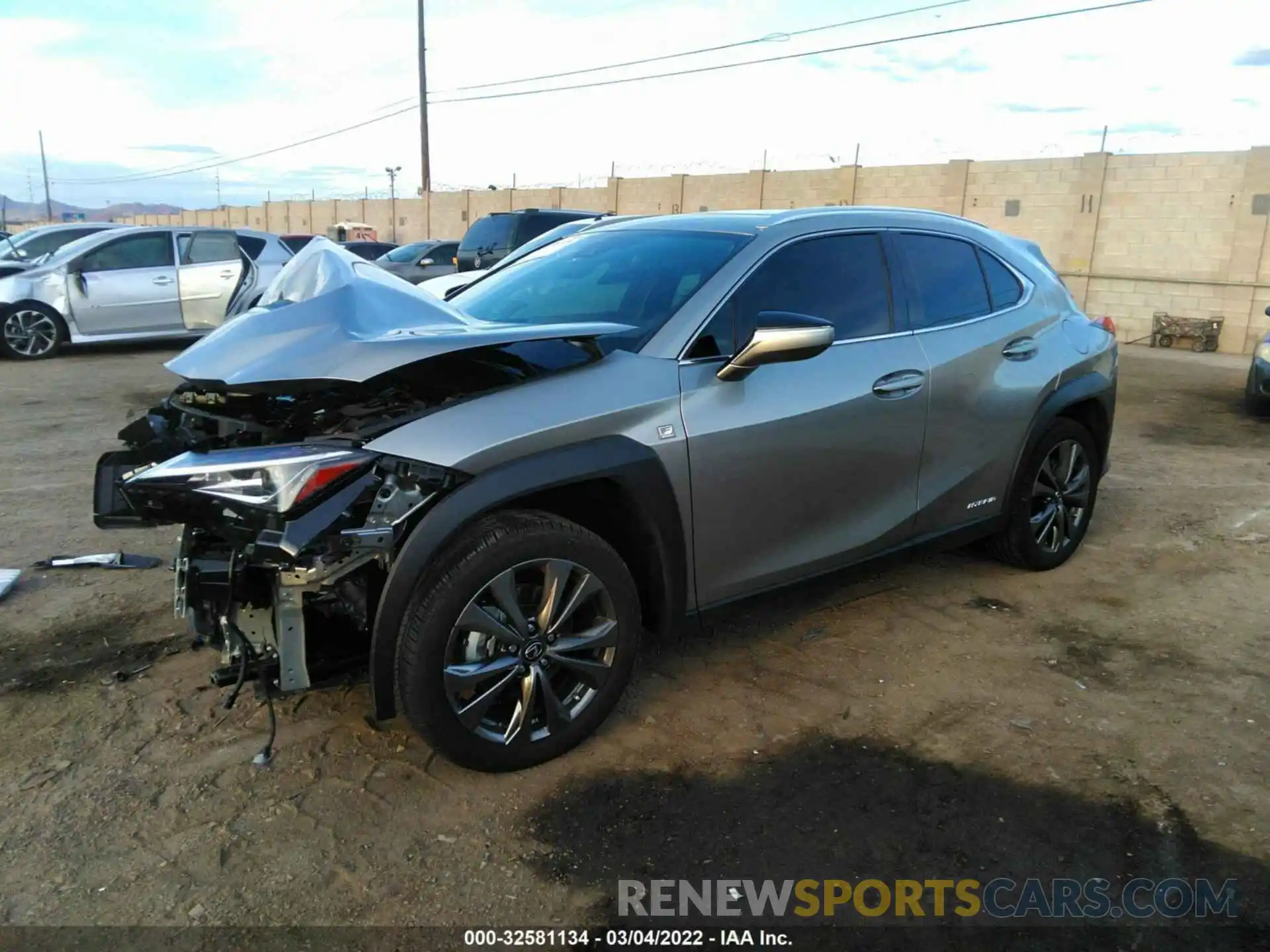 2 Photograph of a damaged car JTHR9JBH3L2027433 LEXUS UX 2020