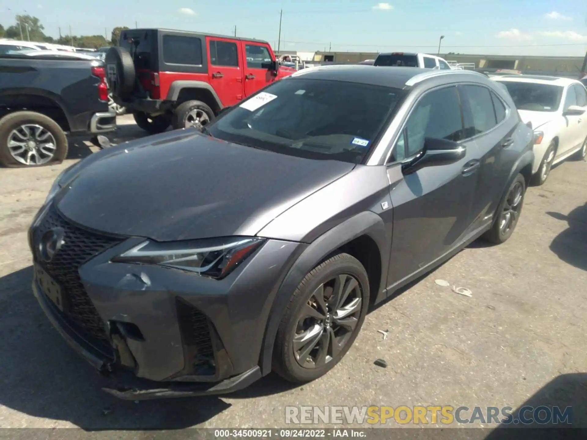 2 Photograph of a damaged car JTHR9JBH9L2024066 LEXUS UX 2020