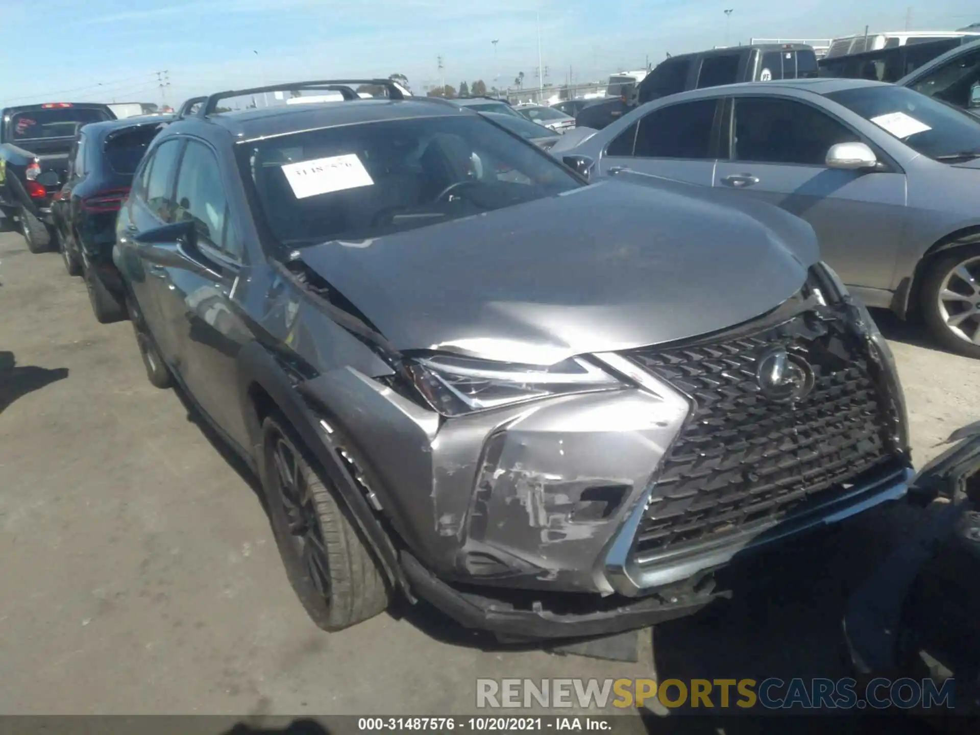 1 Photograph of a damaged car JTHX3JBH0L2029830 LEXUS UX 2020