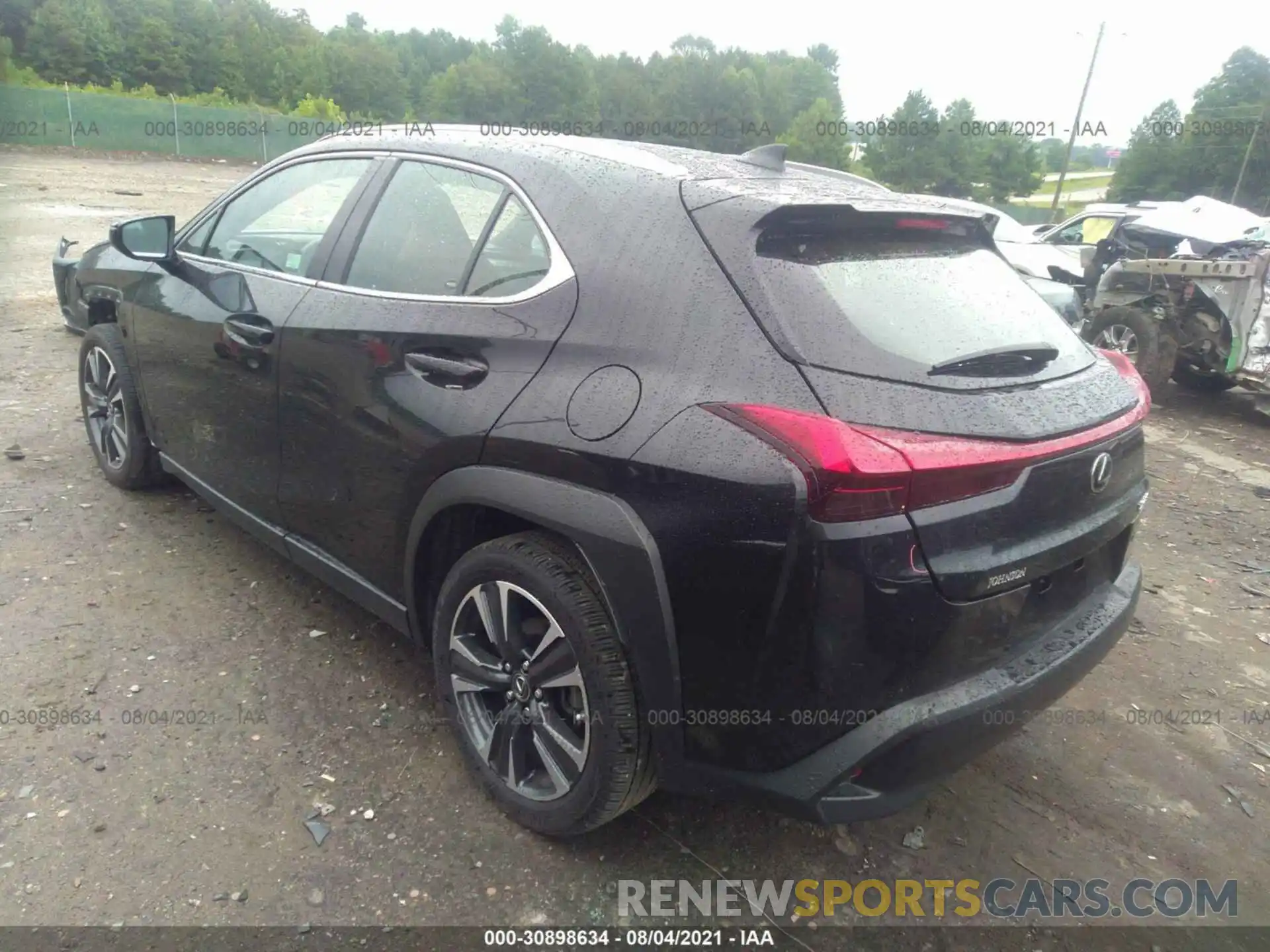 3 Photograph of a damaged car JTHX3JBH5L2022100 LEXUS UX 2020