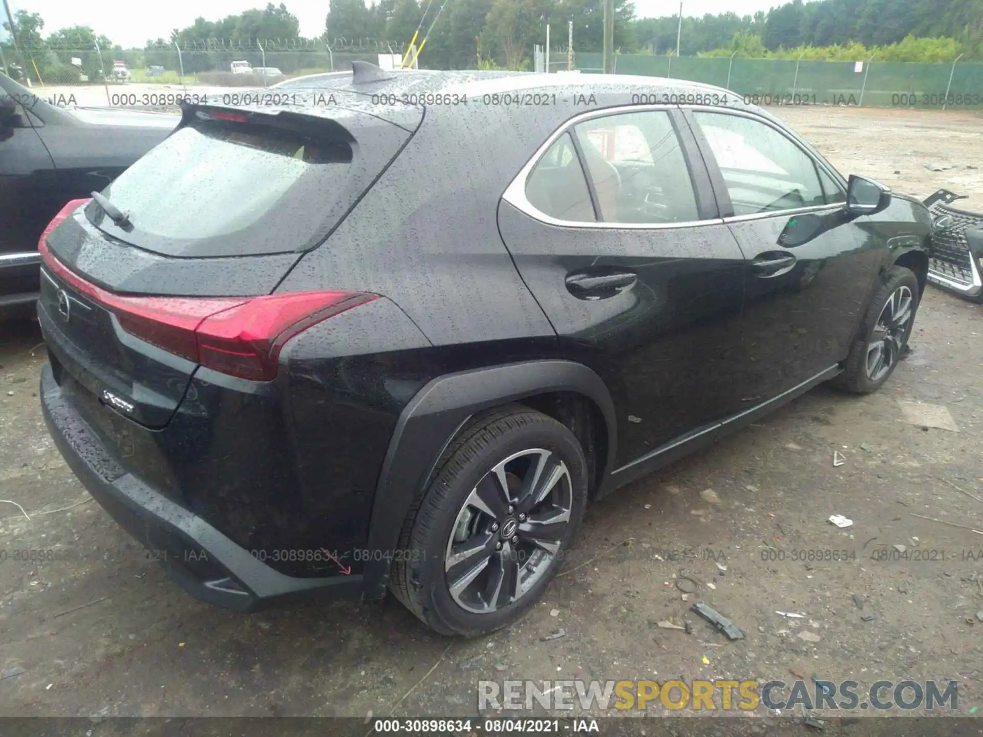 4 Photograph of a damaged car JTHX3JBH5L2022100 LEXUS UX 2020