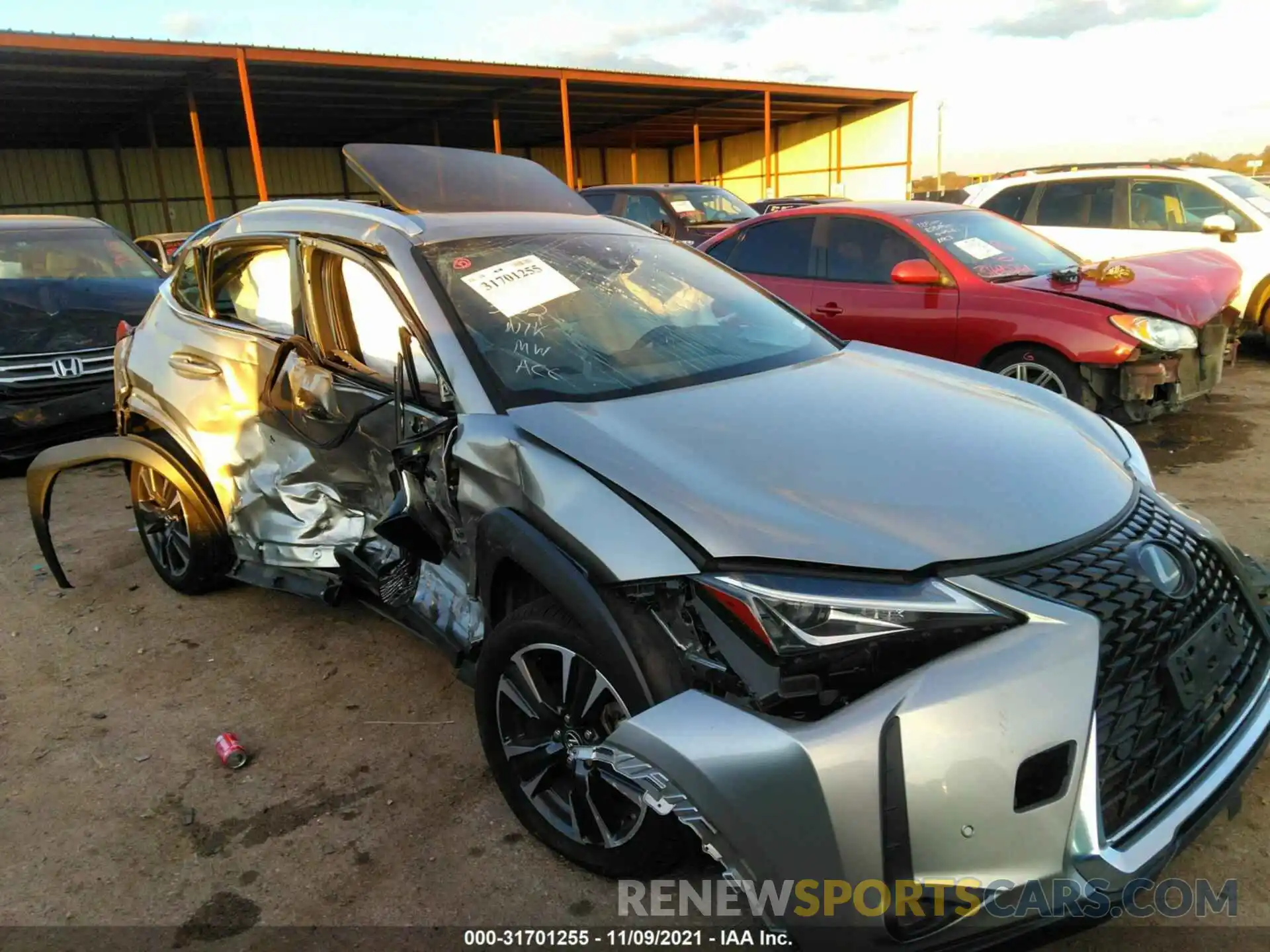 6 Photograph of a damaged car JTHX3JBH7L2022955 LEXUS UX 2020