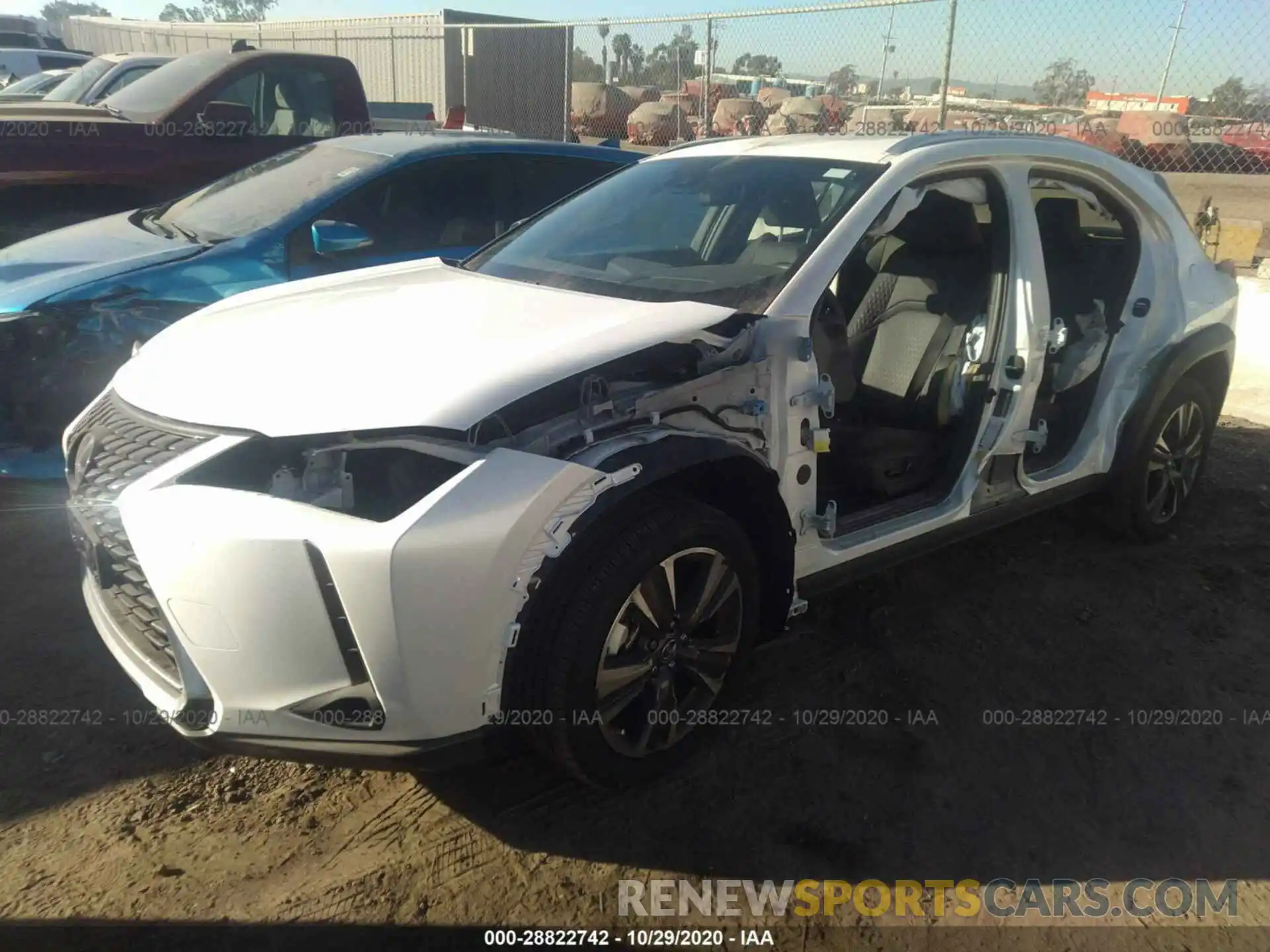 2 Photograph of a damaged car JTHX9JBH4L2030235 LEXUS UX 2020