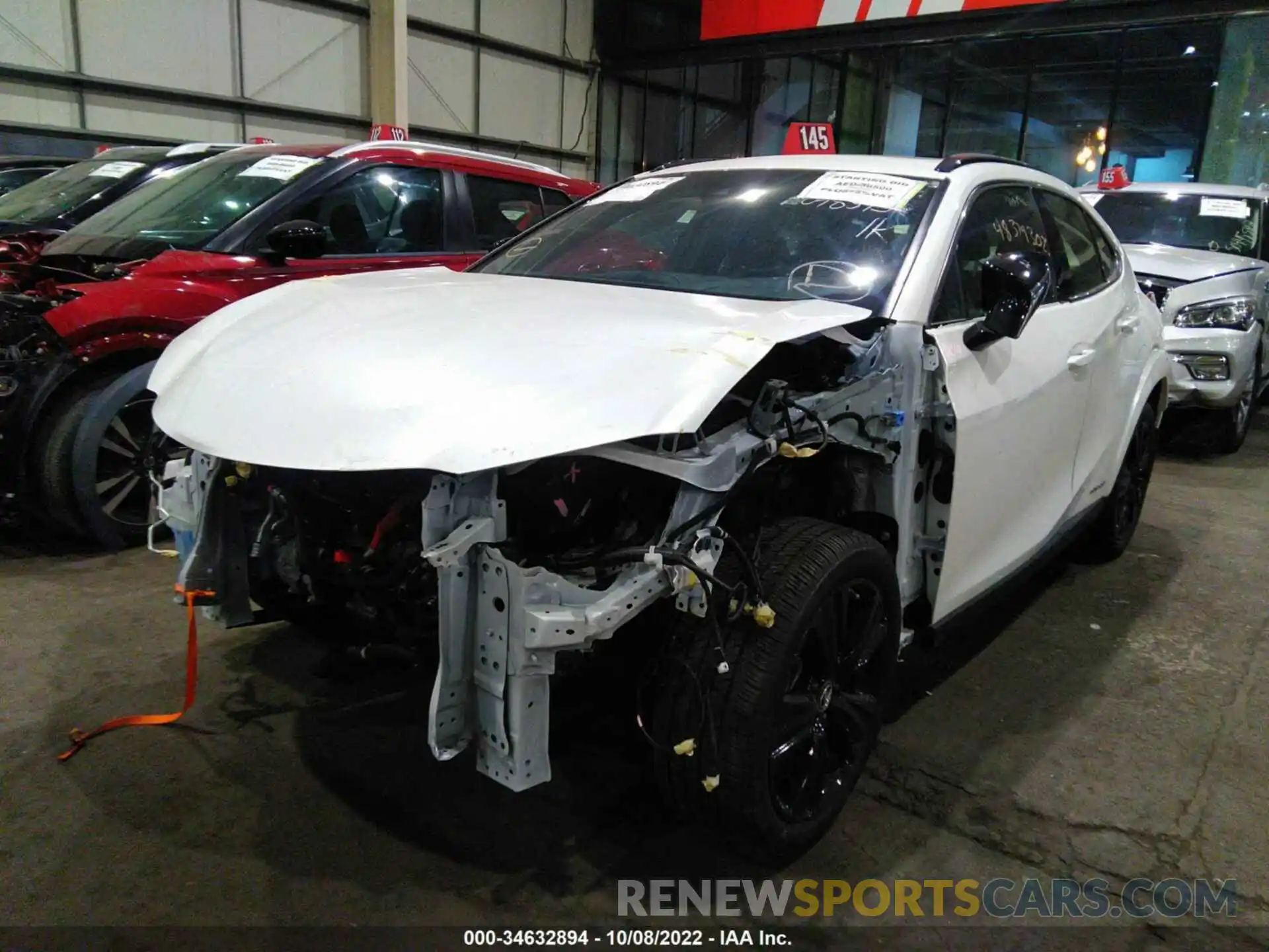 2 Photograph of a damaged car 00HP9JBH0M2048913 LEXUS UX 2021