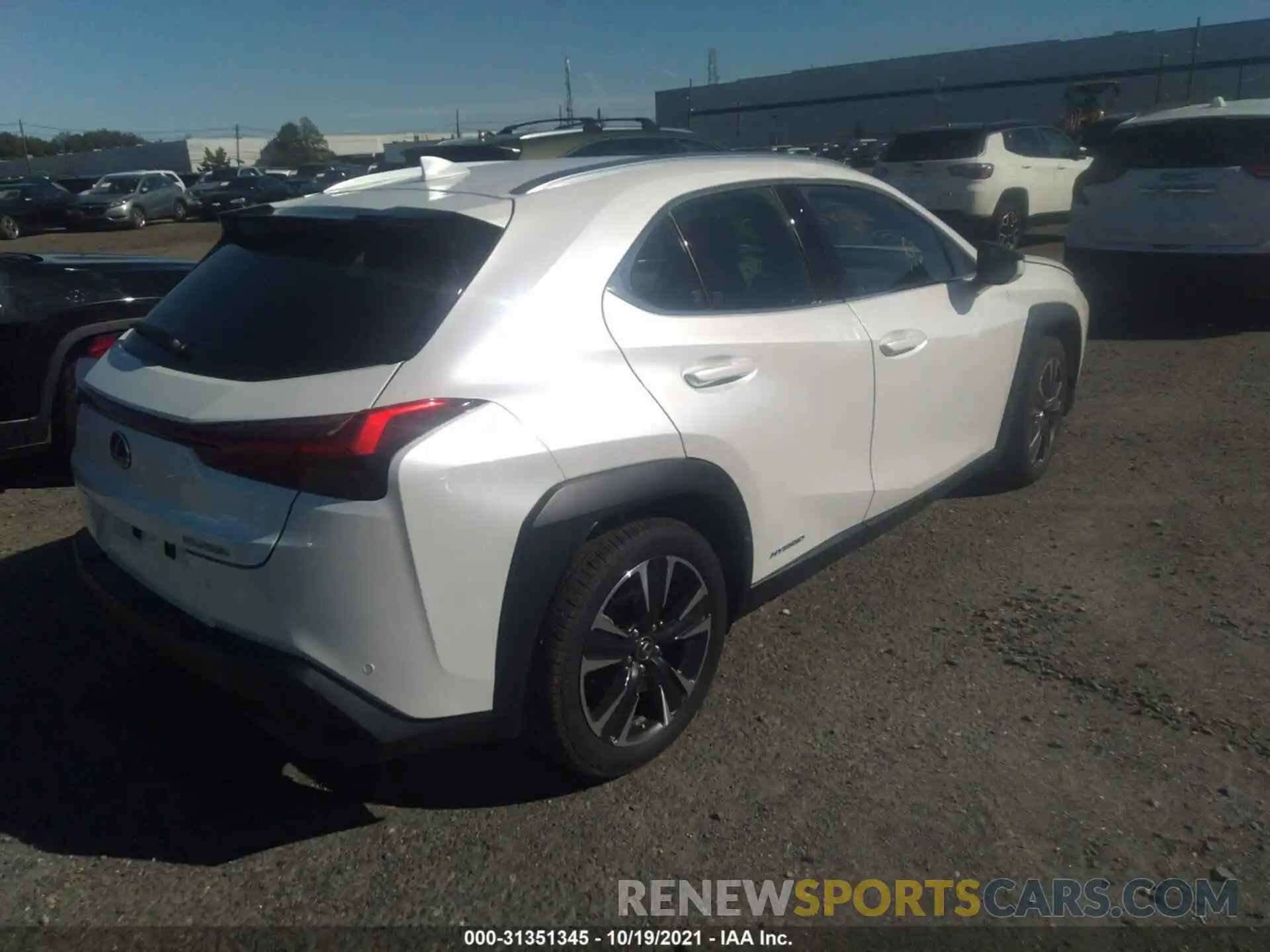 4 Photograph of a damaged car JTHL9JBH2M2038219 LEXUS UX 2021